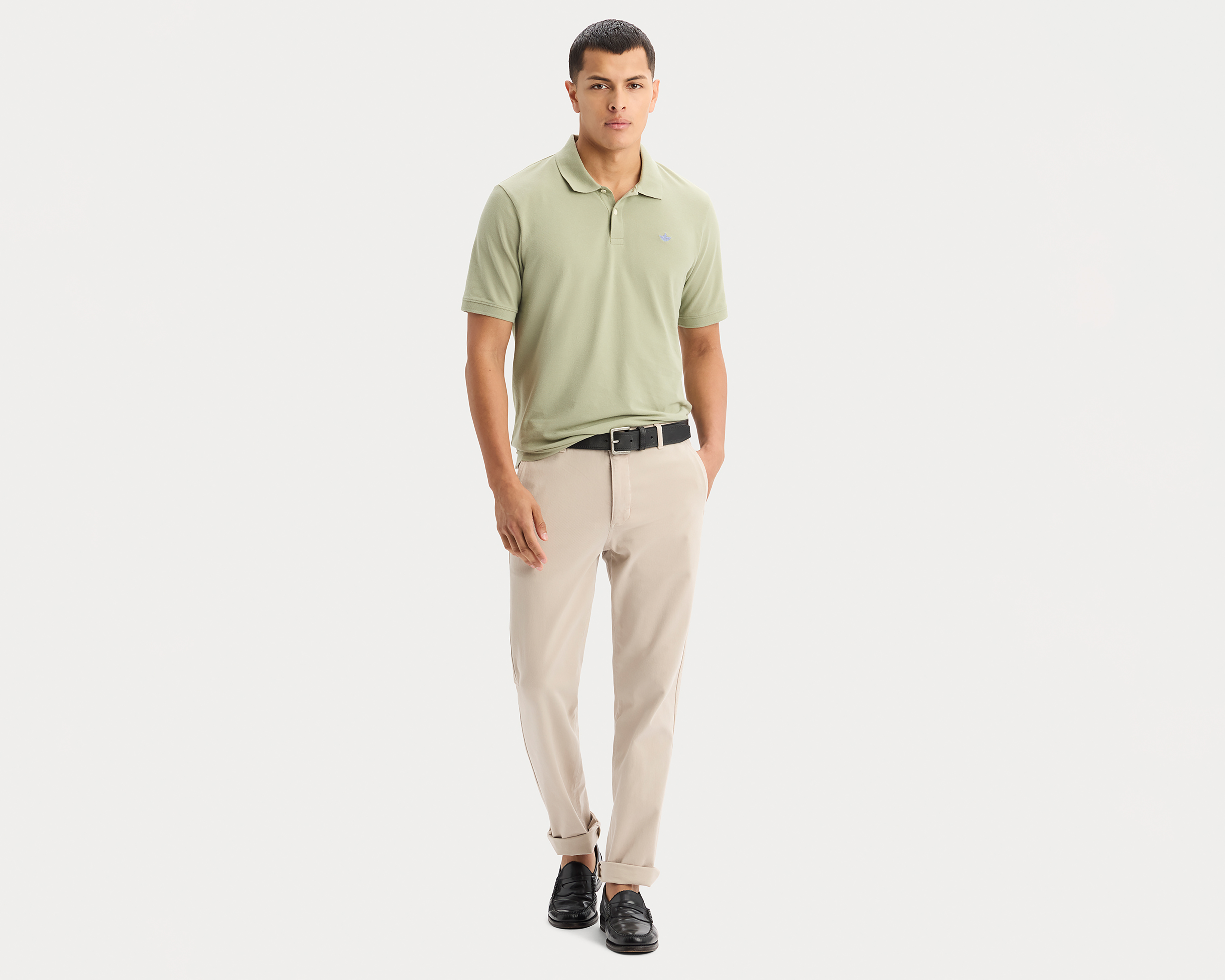 Foto 2 | Foto 2 | Playera Polo Verde Dockers para Hombre