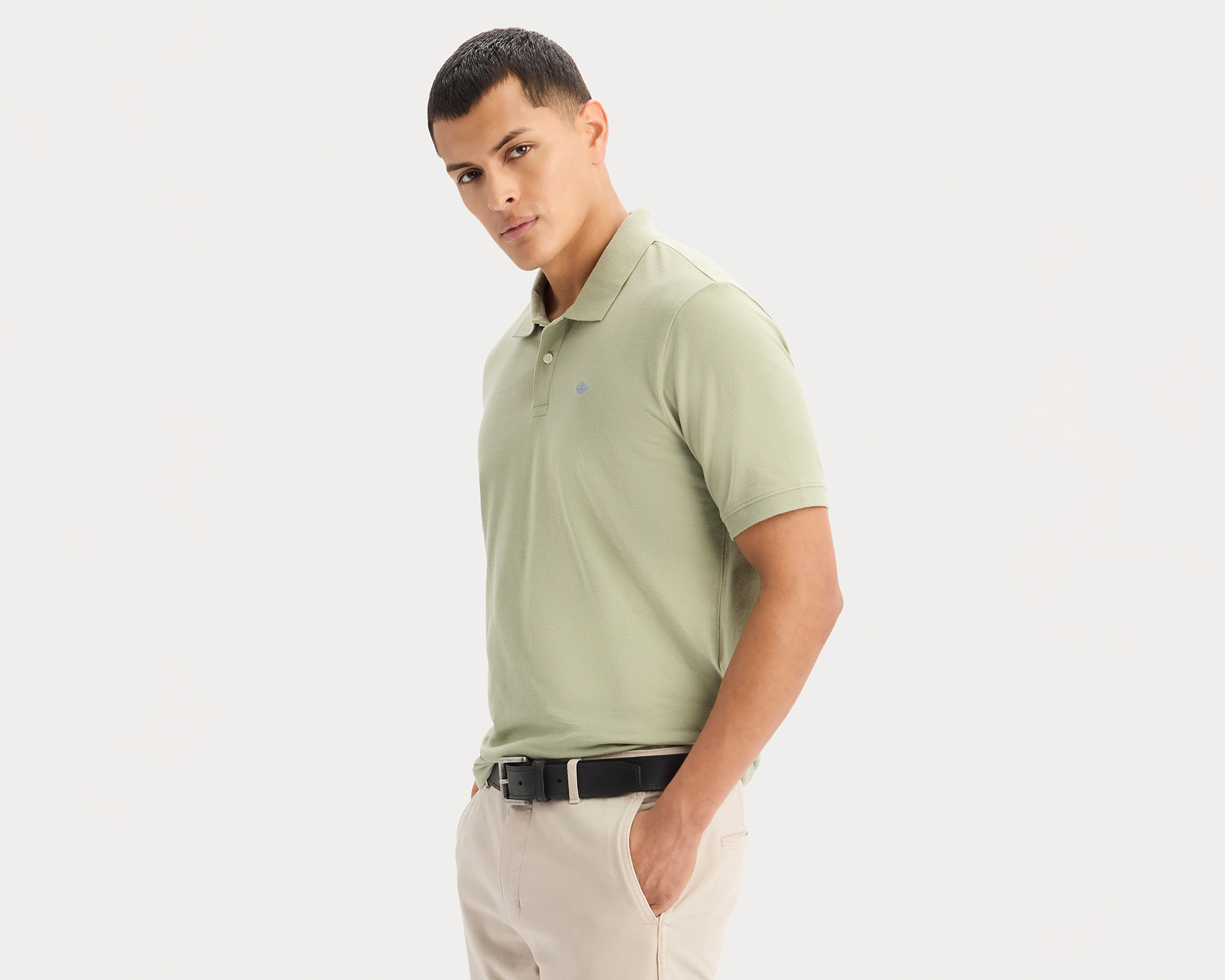 Foto 5 pulgar | Foto 4 | Playera Polo Verde Dockers para Hombre