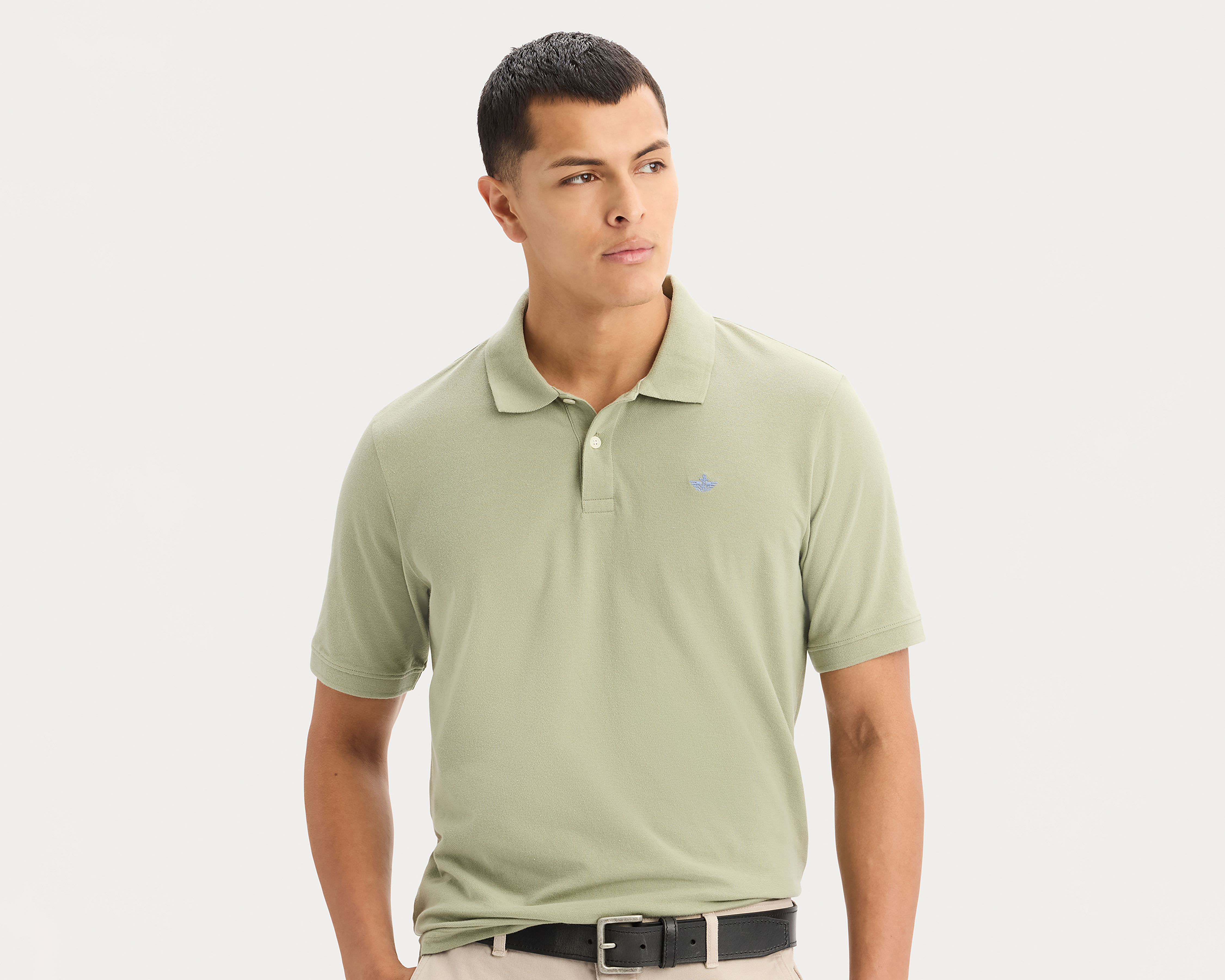 Foto 6 pulgar | Foto 5 | Playera Polo Verde Dockers para Hombre