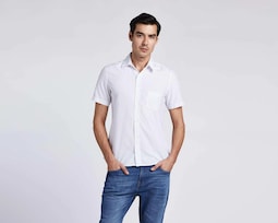 Camisa Casual Refill Slim Fit con Miniprint