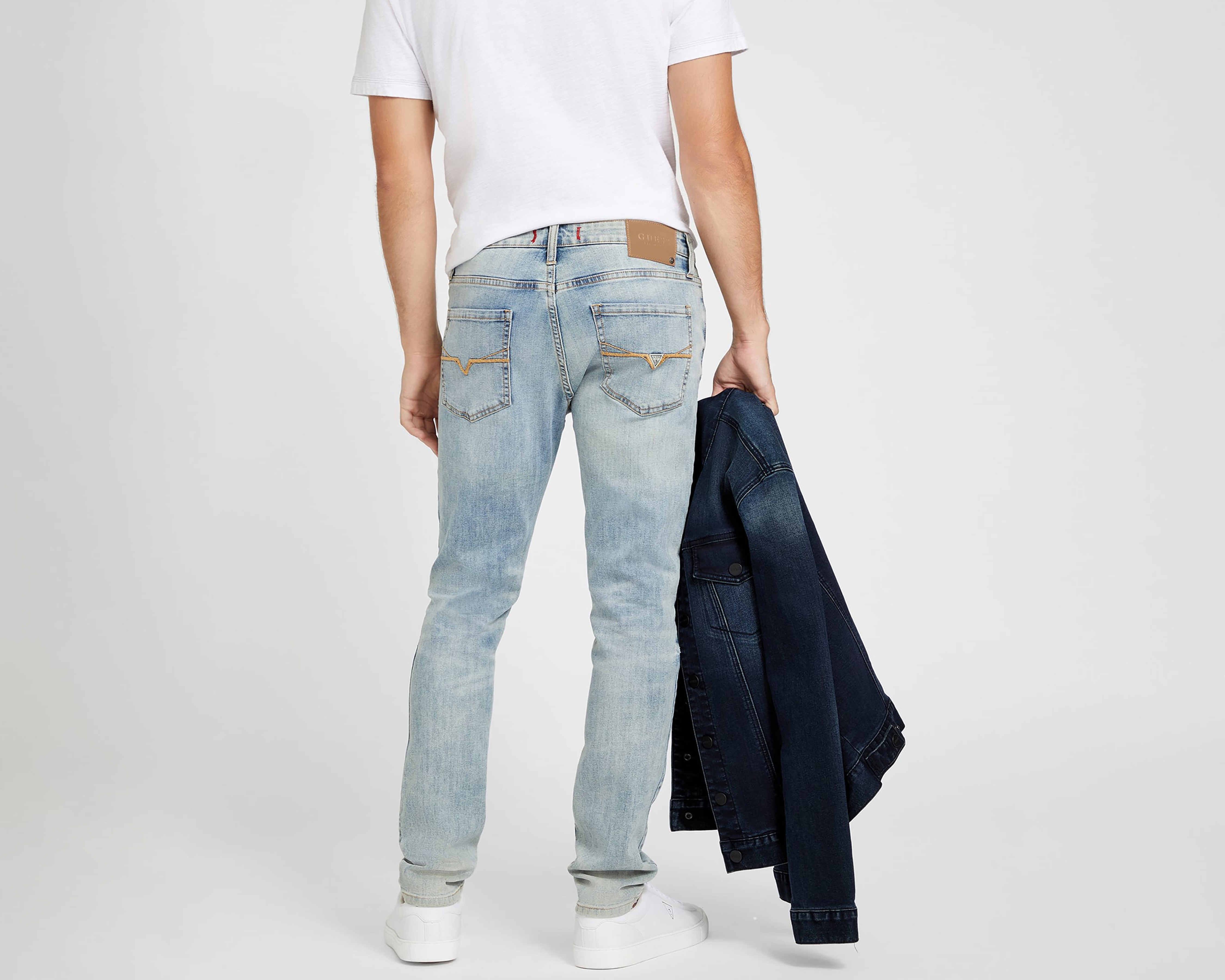 Foto 3 | Foto 3 | Jeans Skinny Guess para Hombre