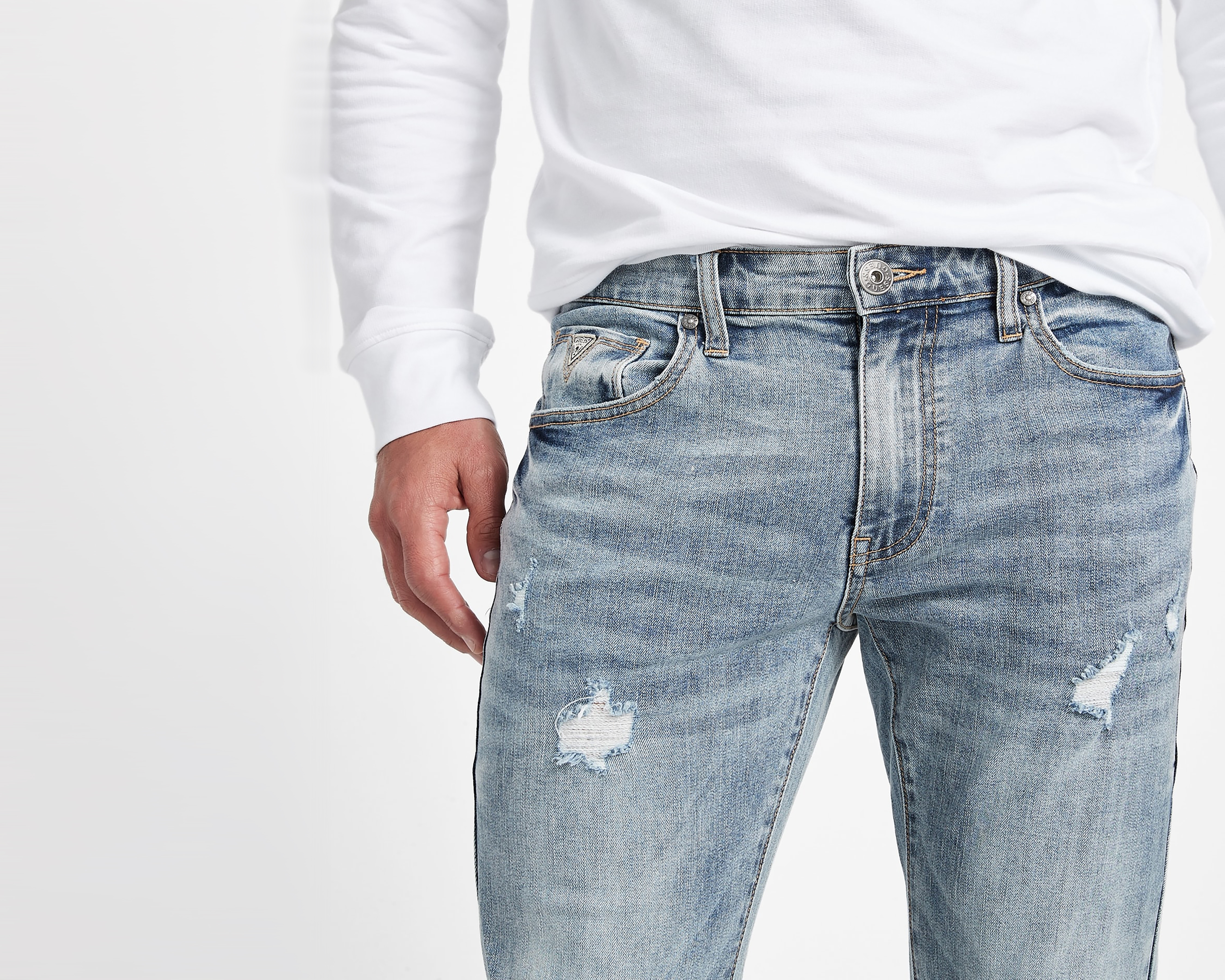 Foto 6 pulgar | Foto 5 | Jeans Skinny Guess para Hombre