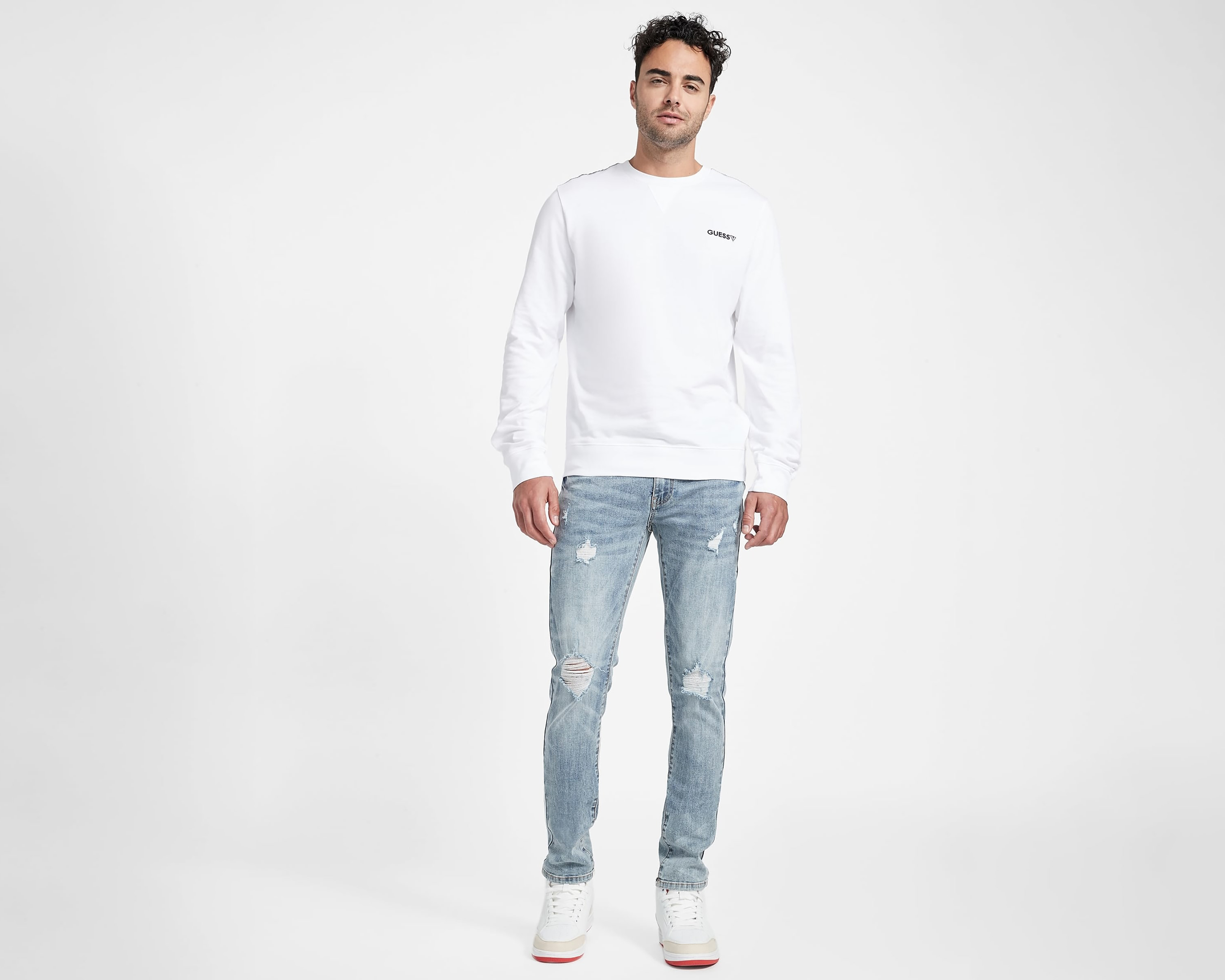 Foto 8 pulgar | Foto 7 | Jeans Skinny Guess para Hombre