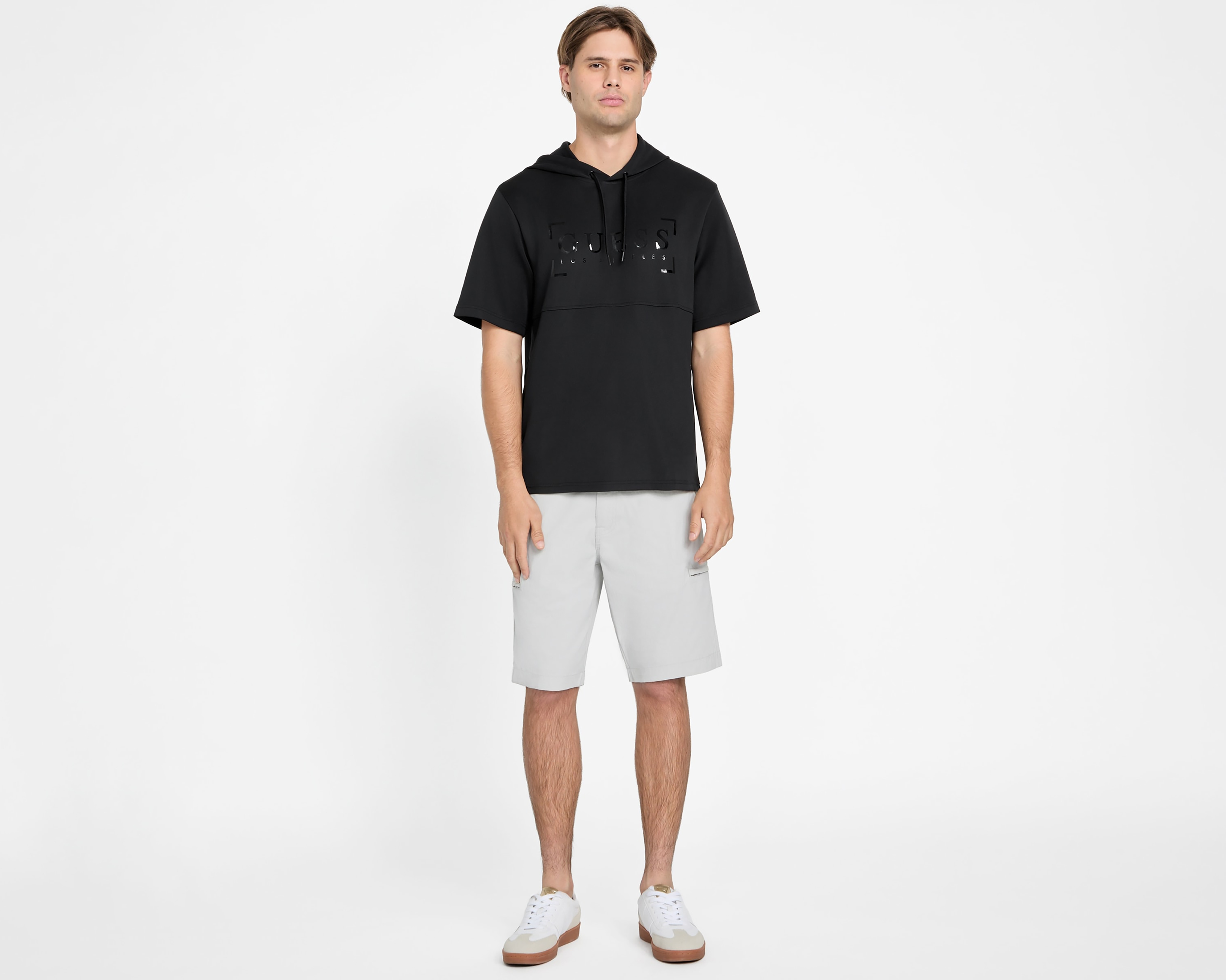 Foto 2 | Foto 2 | Sudadera Manga Corta Guess para Hombre