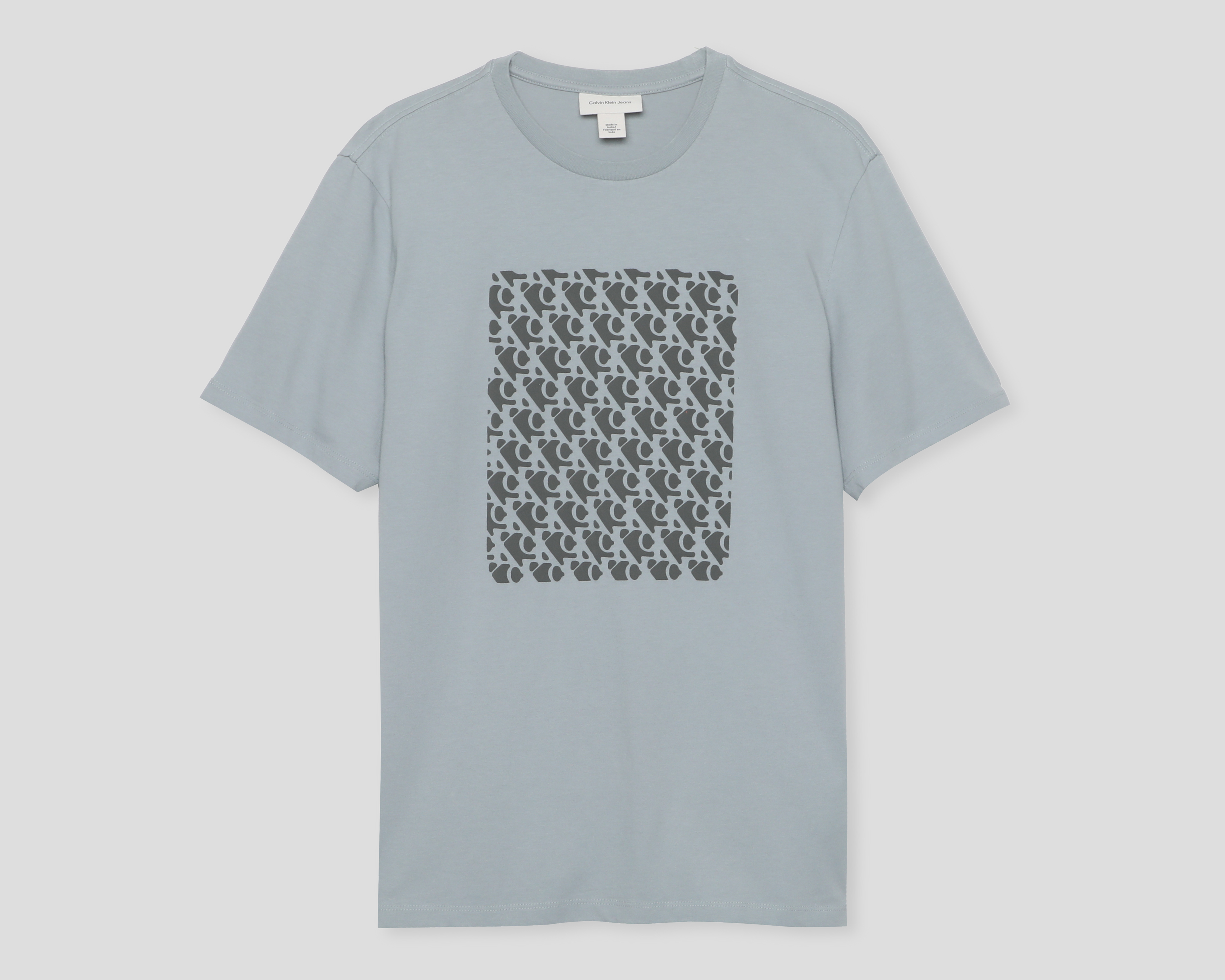 Playera Cuello Redondo Azul Calvin Klein para Hombre