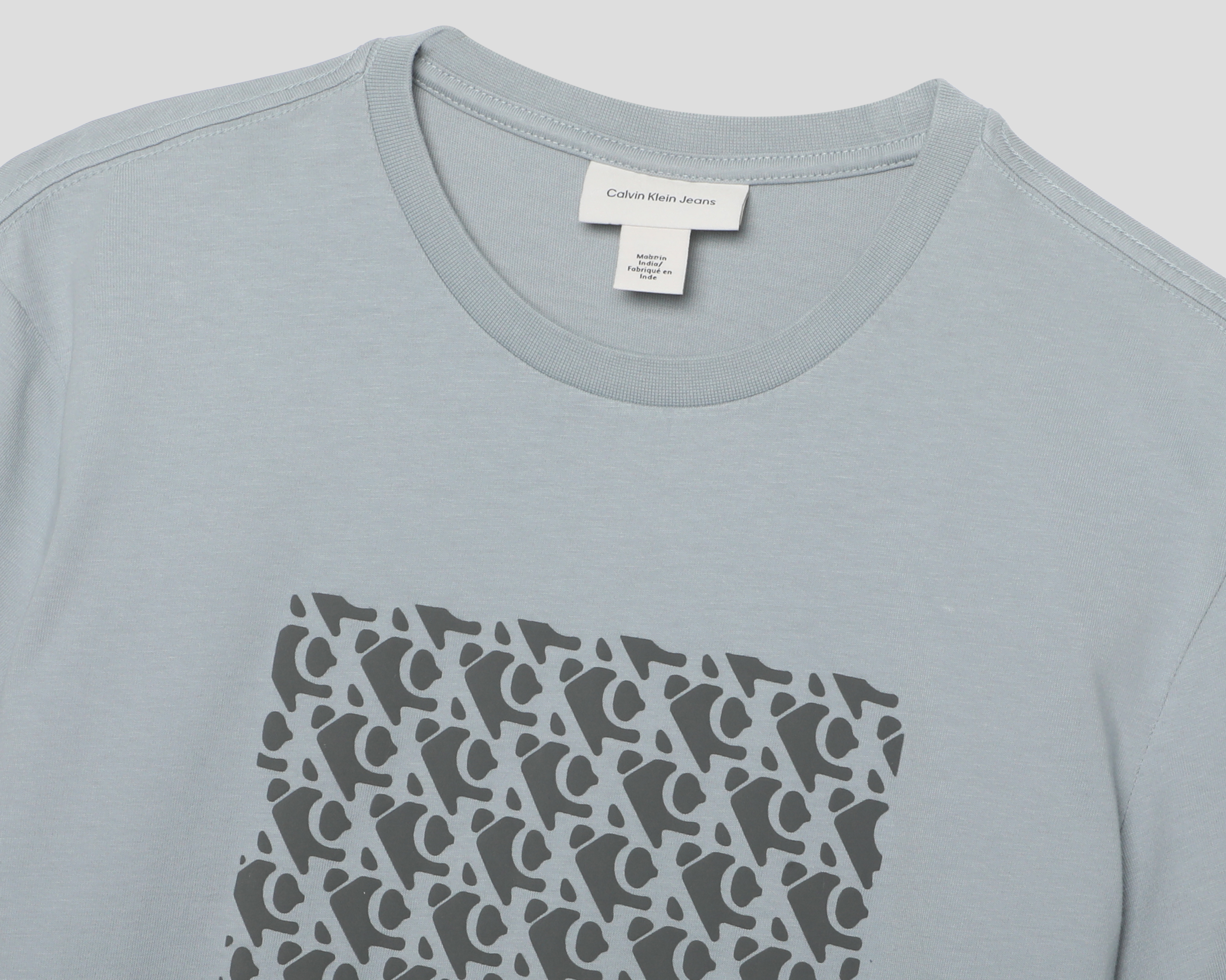 Foto 3 | Foto 3 | Playera Cuello Redondo Azul Calvin Klein para Hombre