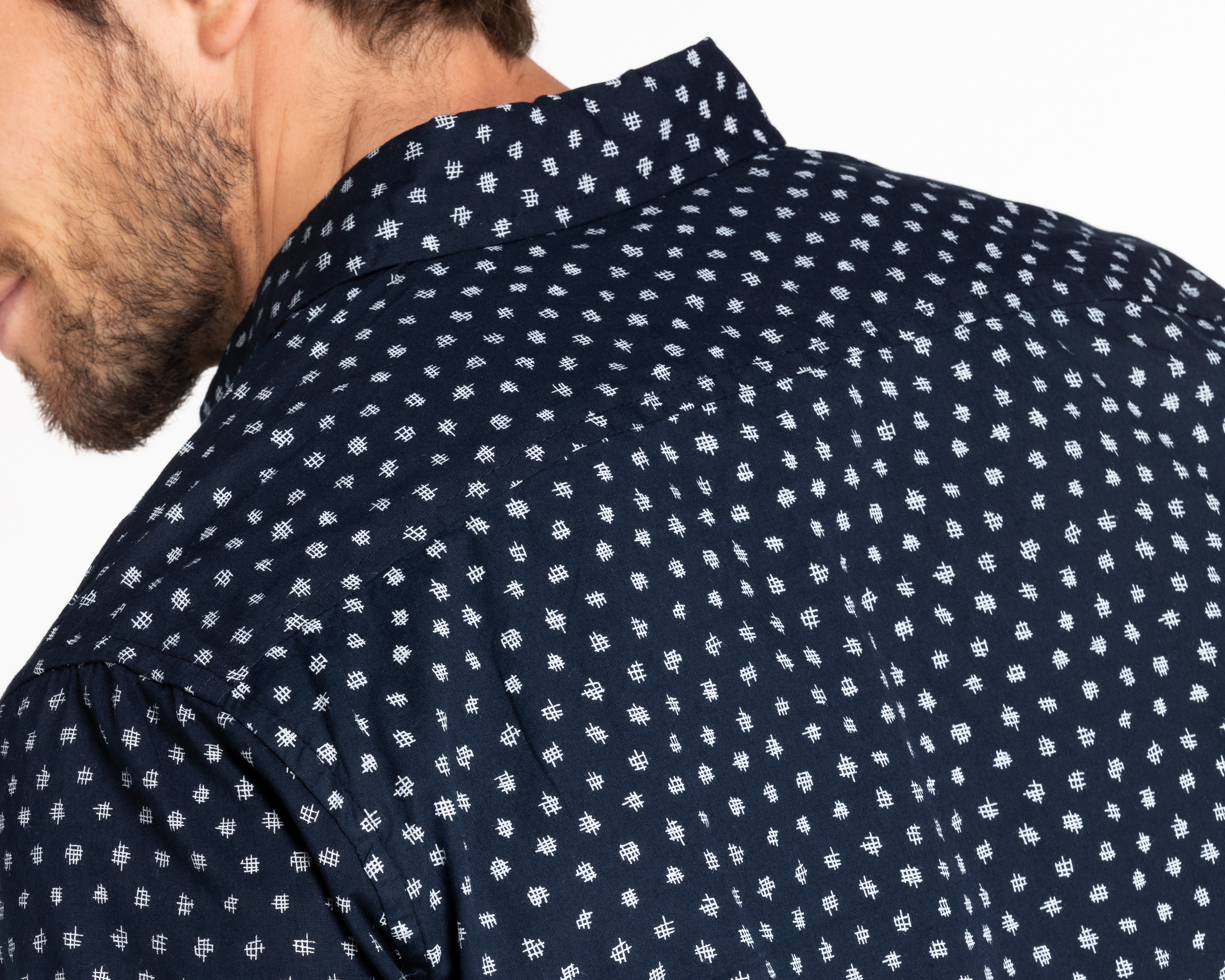 Foto 6 pulgar | Foto 5 | Camisa de Moda de Algodón Refill Regular con Miniprint