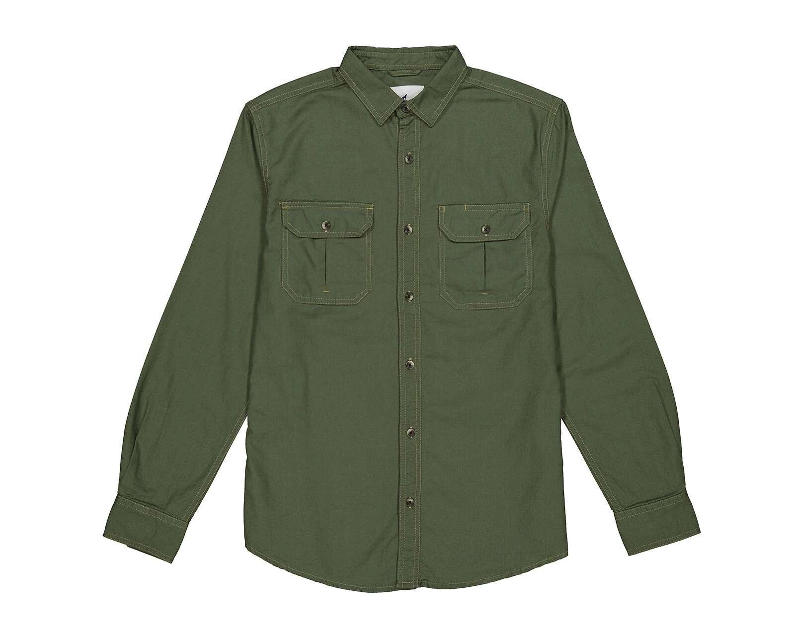 Camisa de Moda de Algodón Refill Regular Fit Lisa