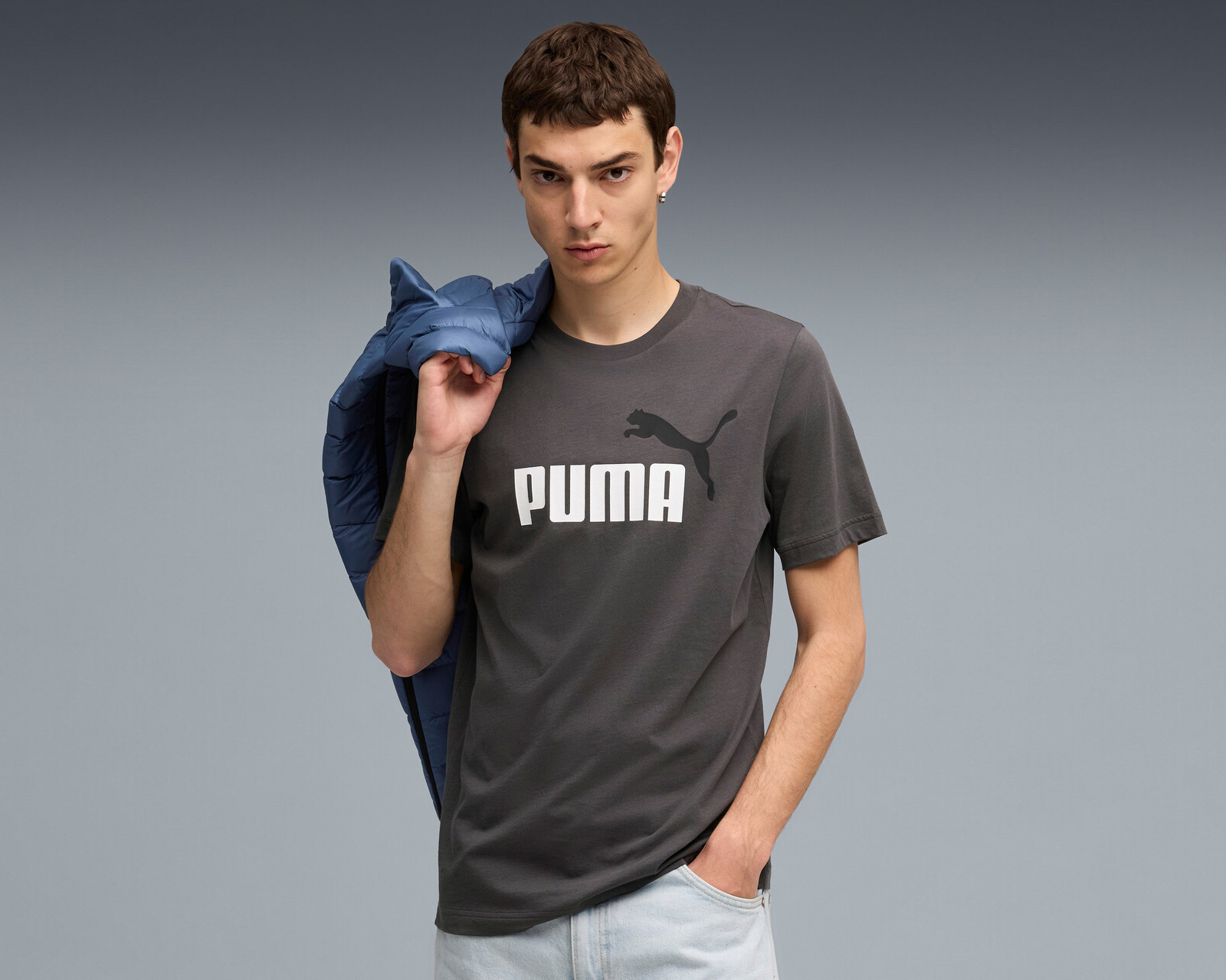 Foto 2 pulgar | Foto 1 | Playera Deportiva Puma Essentials 2 Color No 1 para Hombre