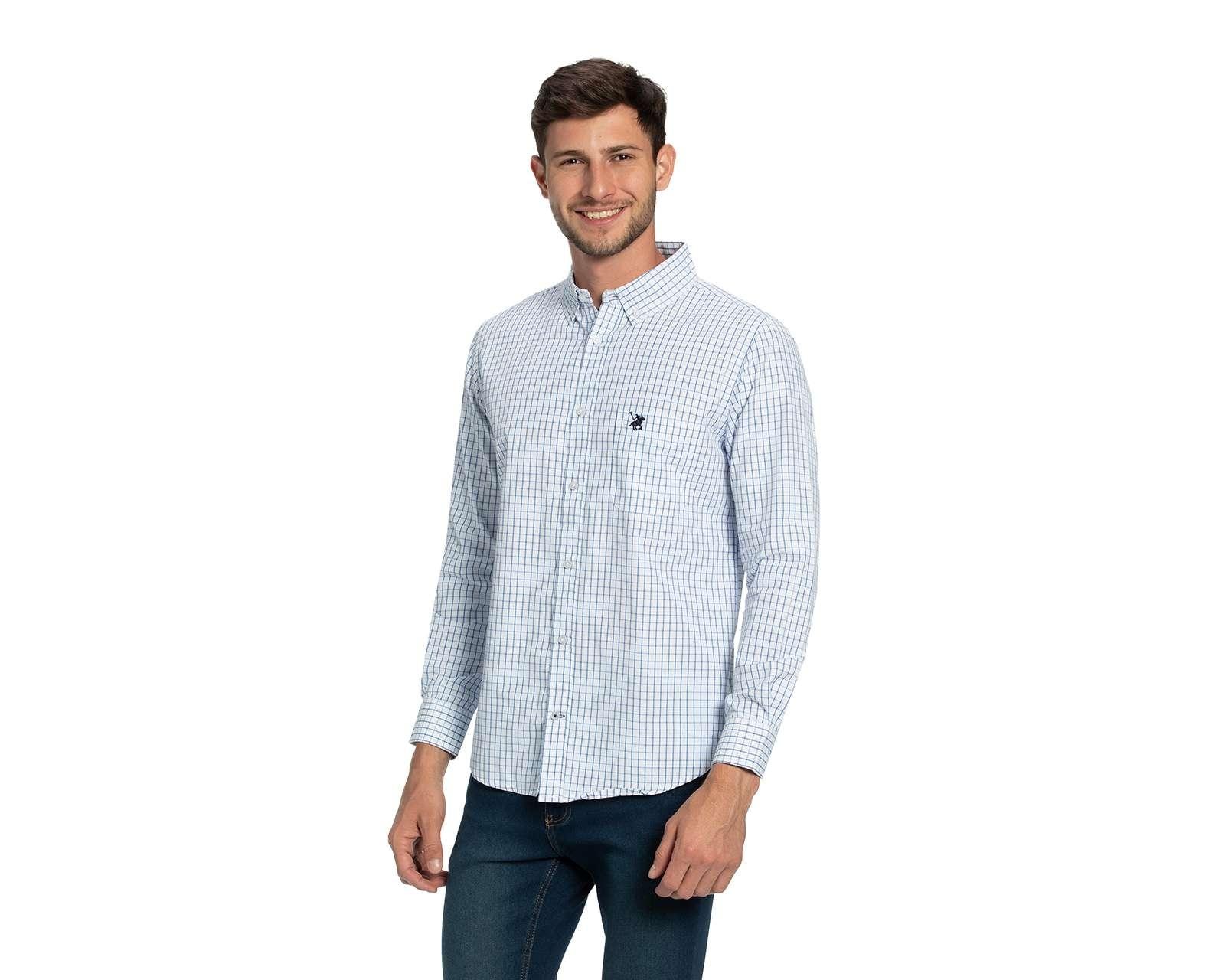 Camisa de Moda York Team Polo Club Classic Fit Cuadros