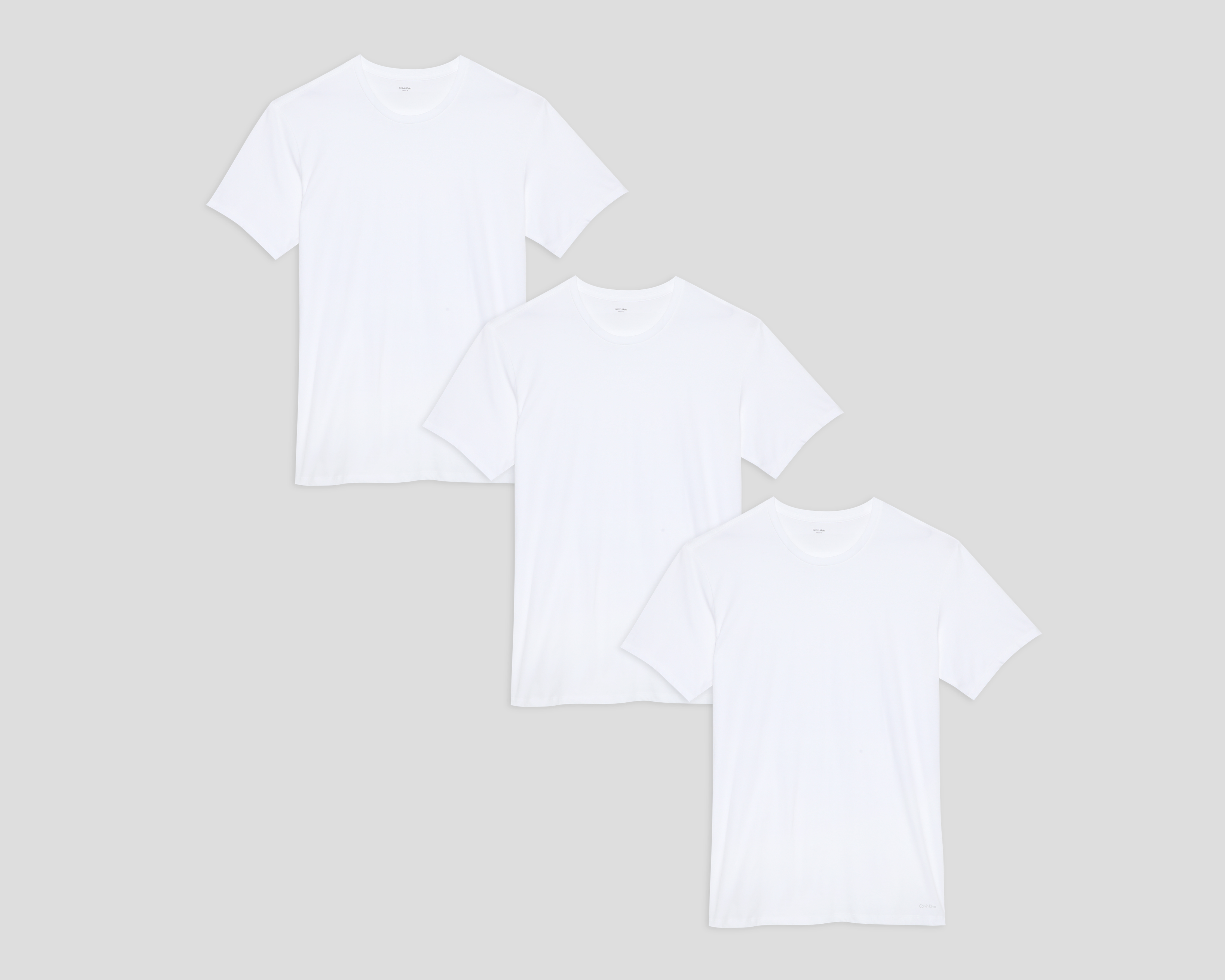 Foto 2 | Foto 2 | Playera Interior Manga Corta Calvin Klein para Hombre 3 Piezas