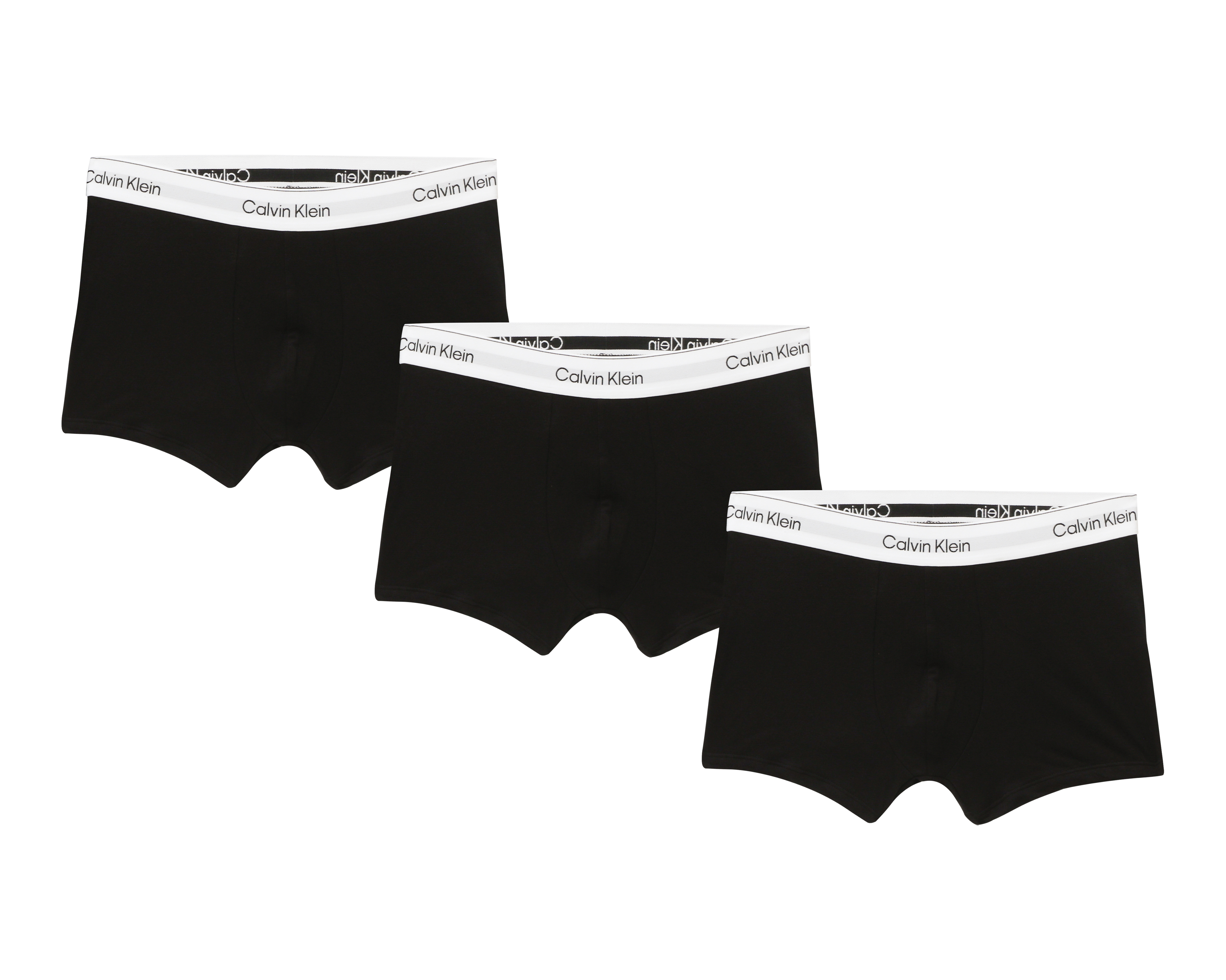 Foto 2 pulgar | Foto 1 | Bóxer Corto Calvin Klein Negro para Hombre 3 Piezas