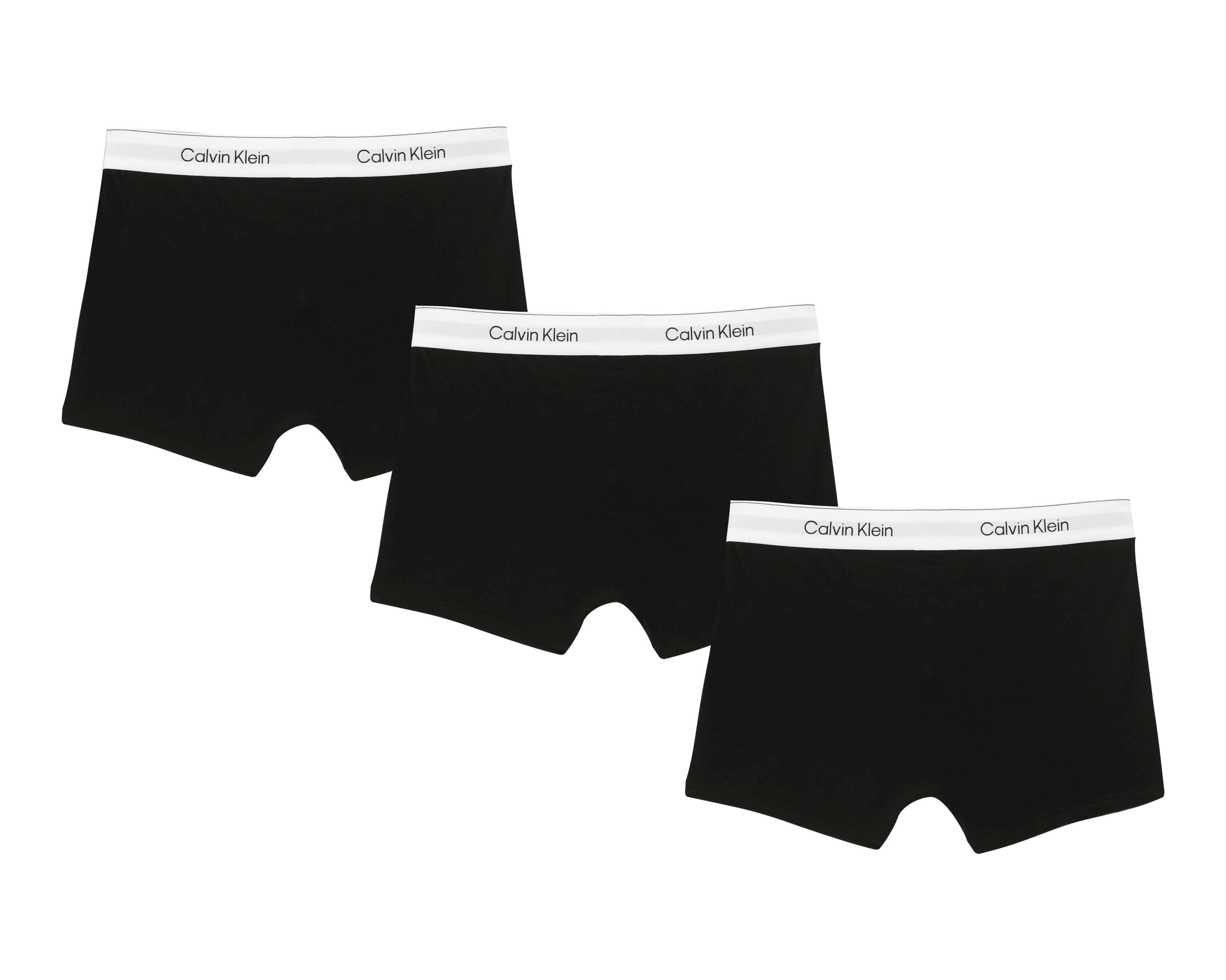 Foto 3 pulgar | Foto 2 | Bóxer Corto Calvin Klein Negro para Hombre 3 Piezas