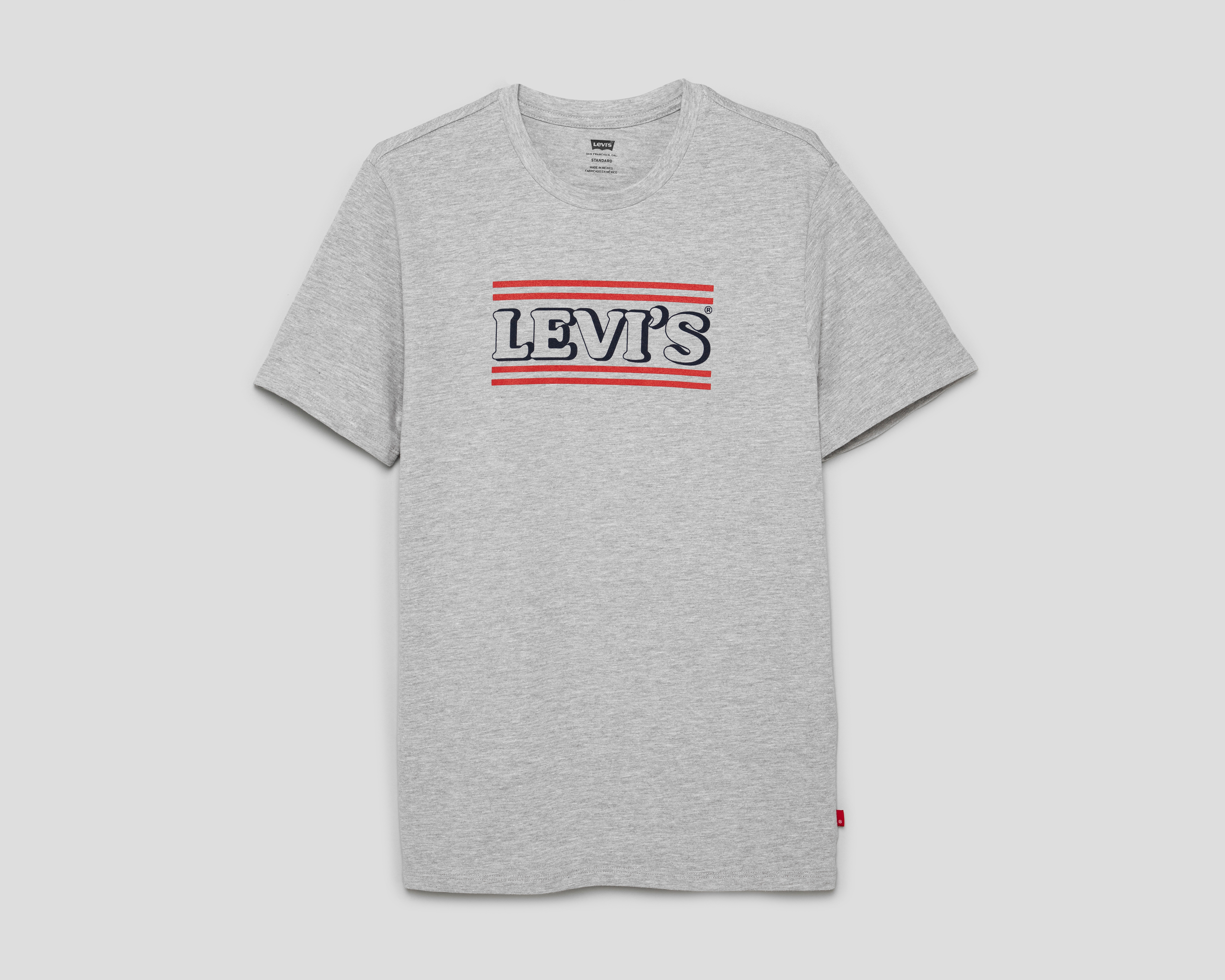 Playera de Cuello Redondo Gris Levi's para Hombre