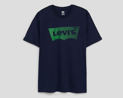 Foto 1 | Foto 1 | Playera de Cuello Redondo Azul Levi's para Hombre