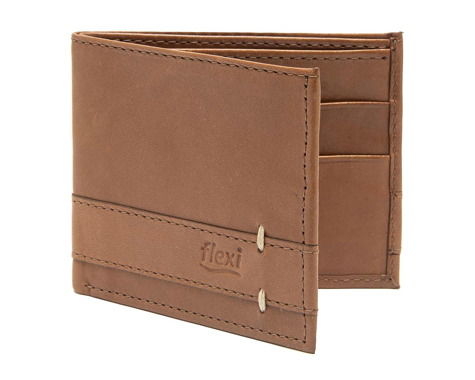 Foto 1 | Foto 1 | Cartera de Piel para Hombre Flexi Coñac