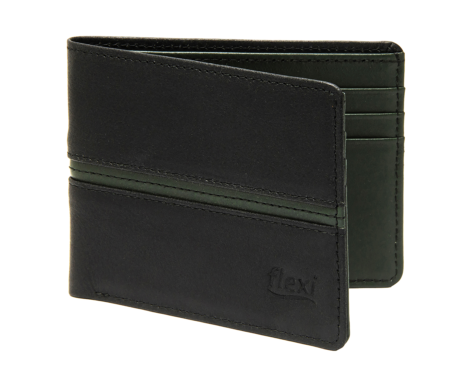 Foto 2 pulgar | Foto 1 | Cartera para Hombre Flexi Negra