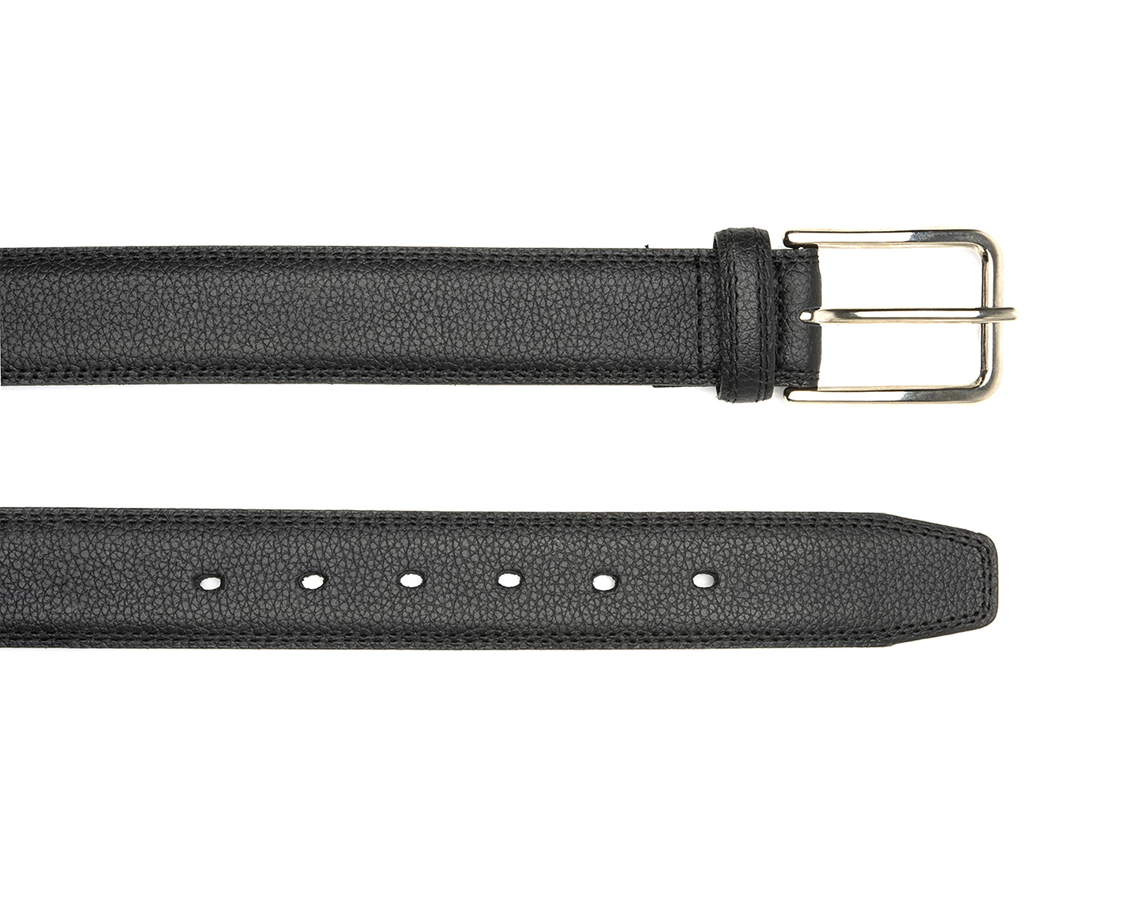 Foto 3 | Foto 3 | Cinturón de Piel para Hombre Flexi Negro