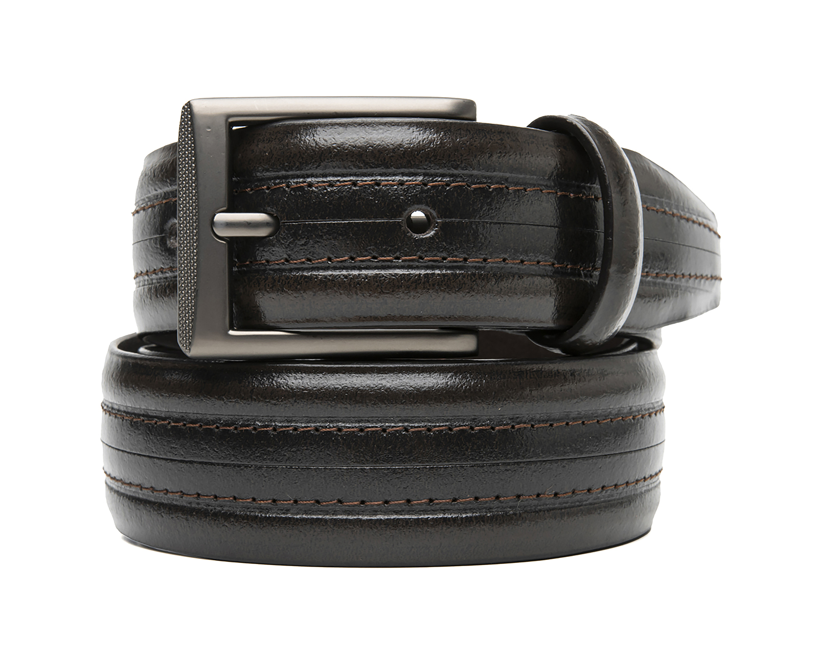 Cinturón de Piel para Hombre Flexi Café