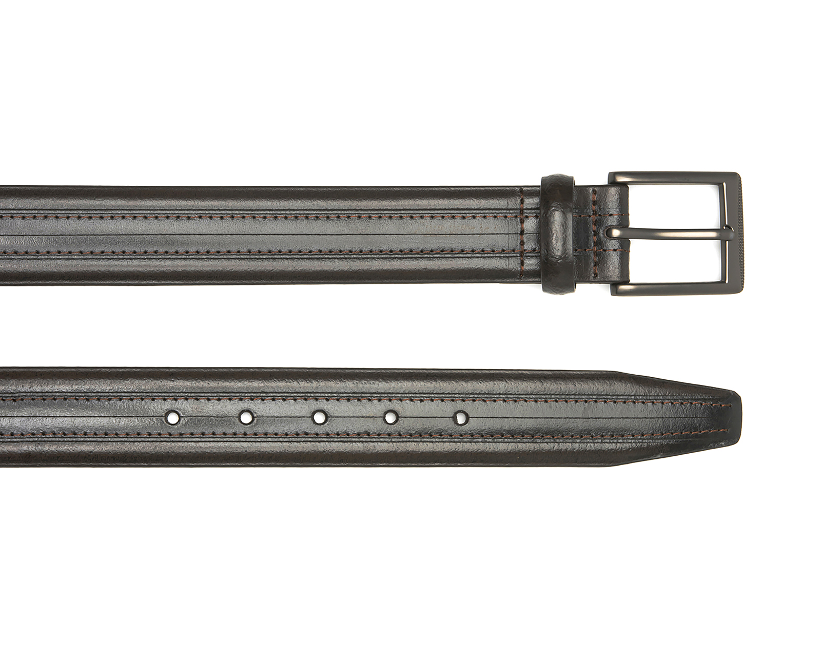 Foto 3 | Foto 3 | Cinturón de Piel para Hombre Flexi Café