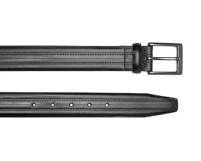 Foto 3 | Foto 3 | Cinturón de Piel para Hombre Flexi Negro