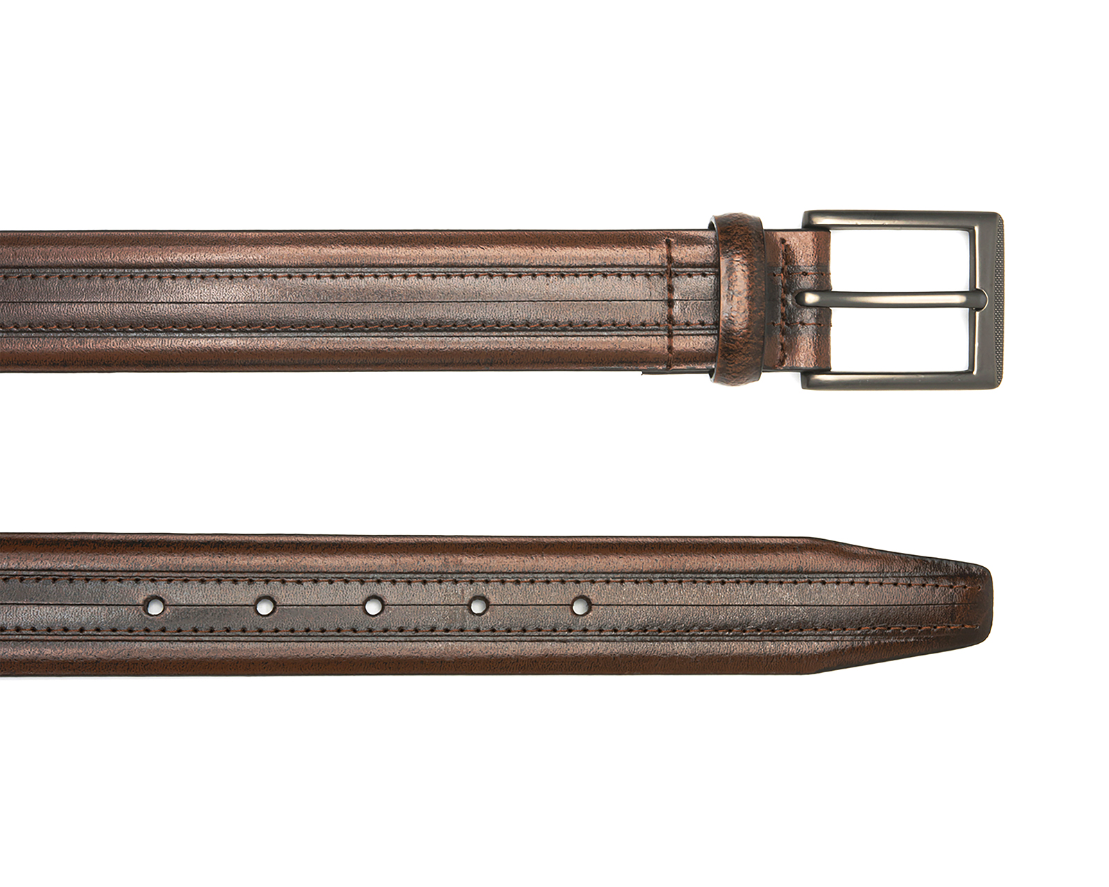 Foto 4 pulgar | Foto 3 | Cinturón de Piel para Hombre Flexi Coñac