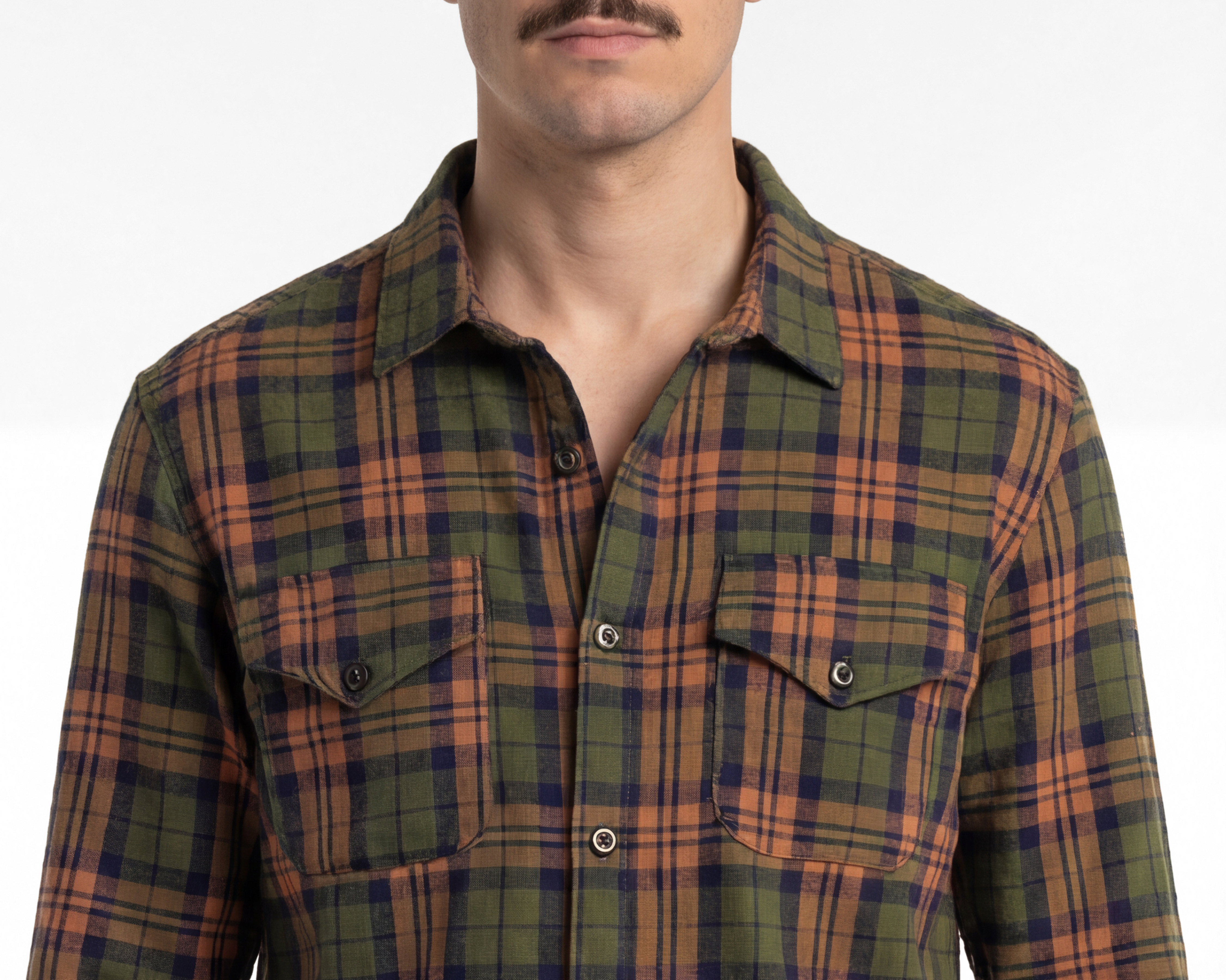 Foto 4 | Foto 4 | Camisa Casual Oggi Regular a Cuadros para Hombre