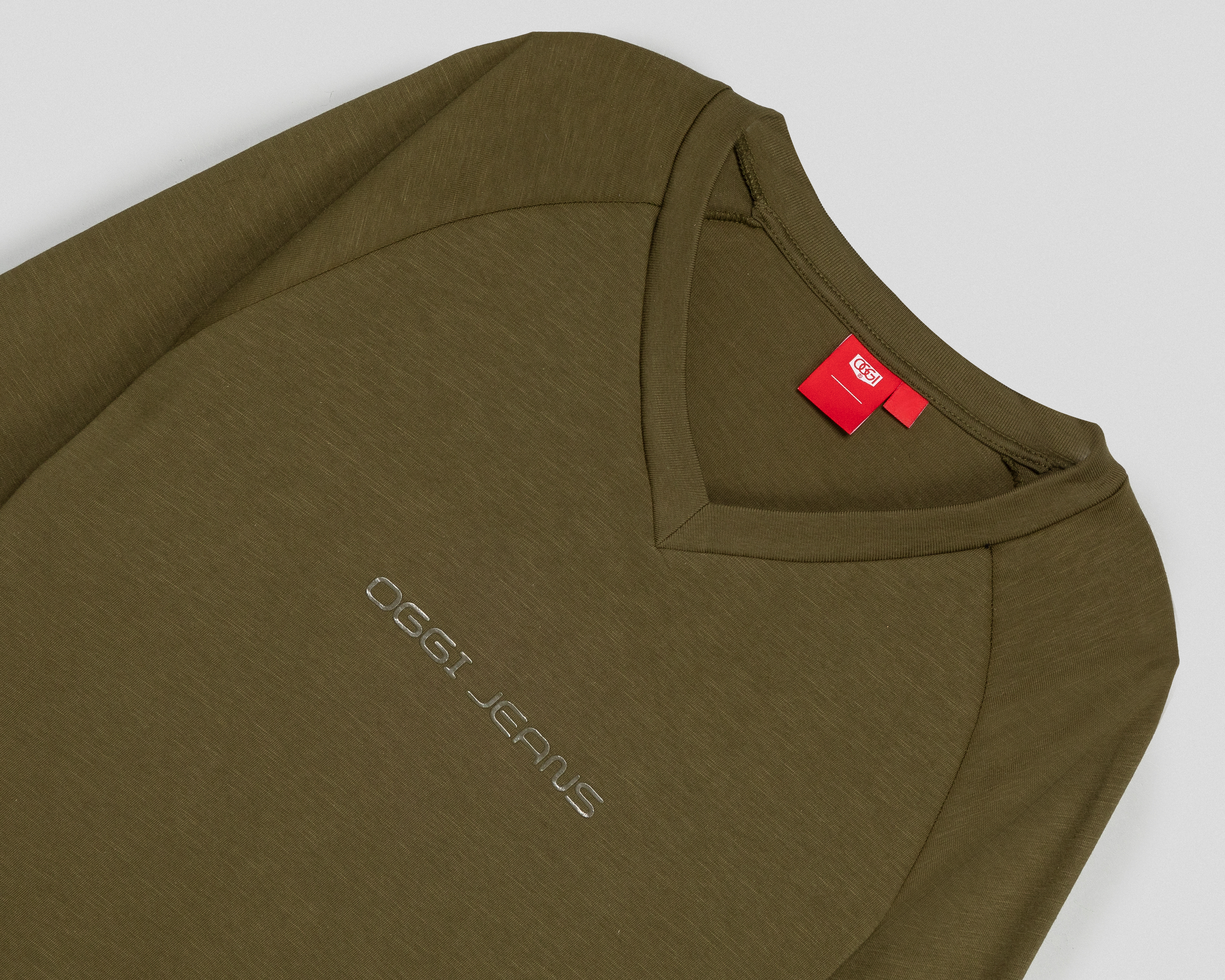 Foto 3 | Foto 3 | Playera Manga Larga Verde Oggi para Hombre