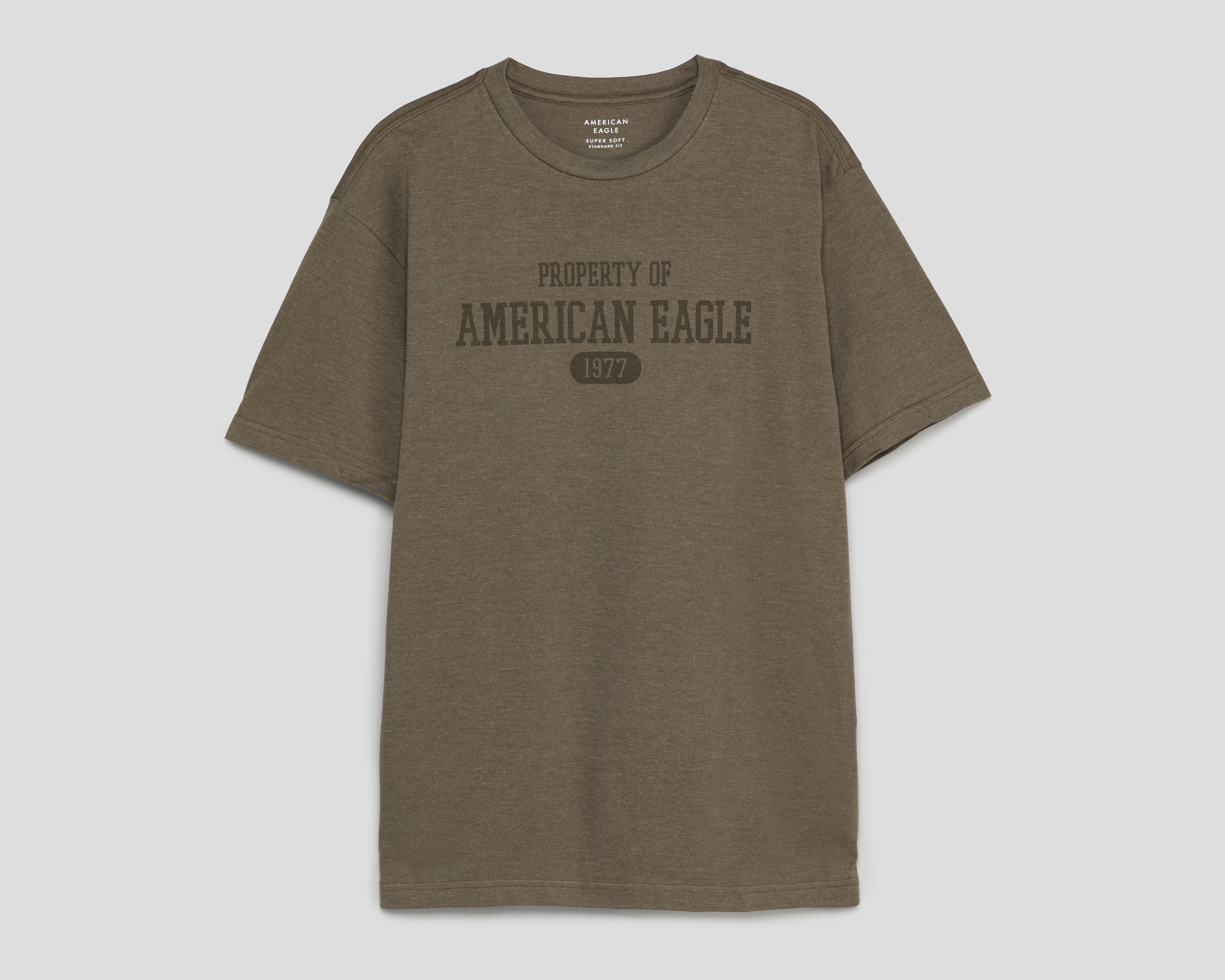 Foto 1 | Foto 1 | Playera de Cuello Redondo Verde American Eagle para Hombre