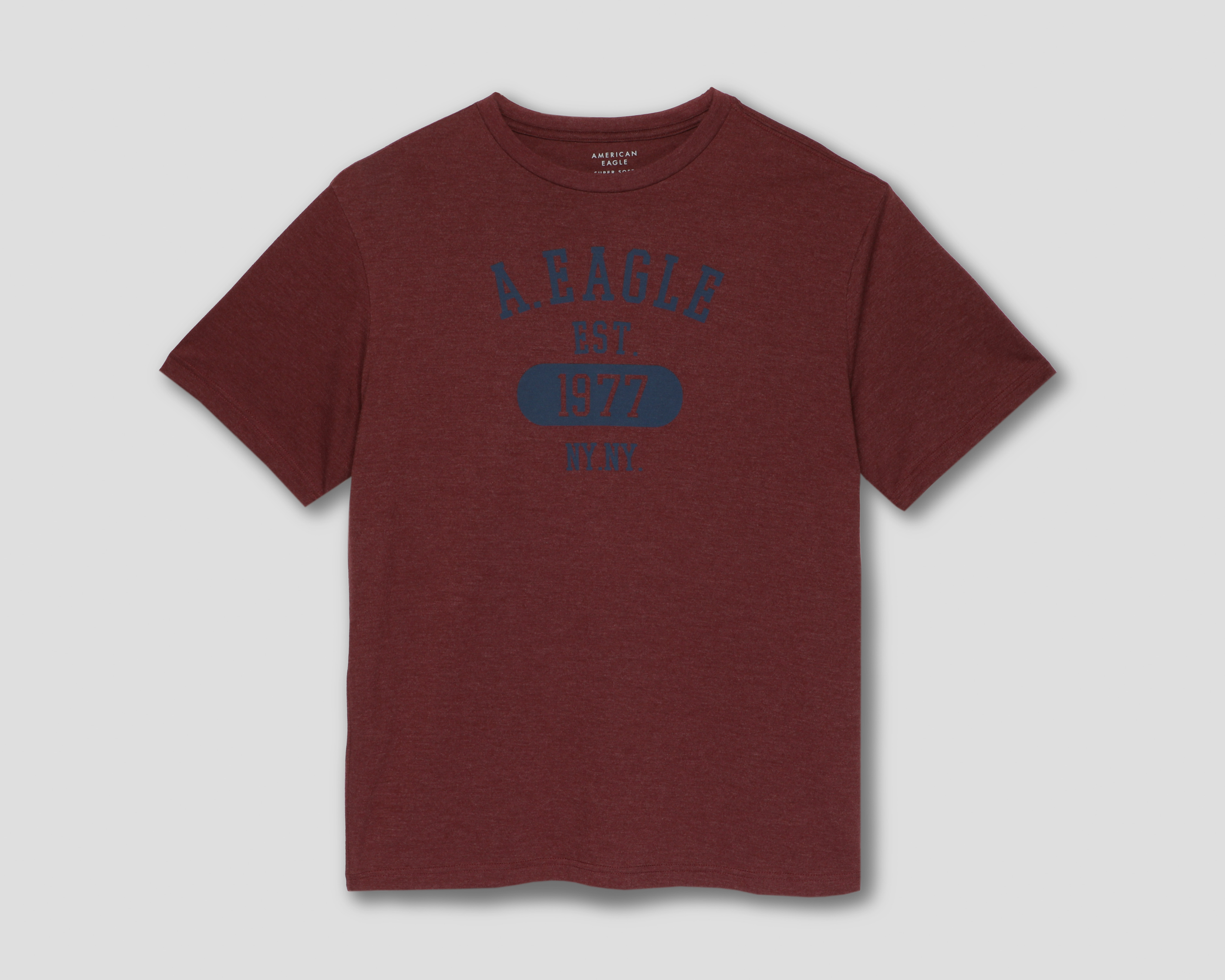 Foto 1 | Foto 1 | Playera de Cuello Redondo Vino American Eagle para Hombre