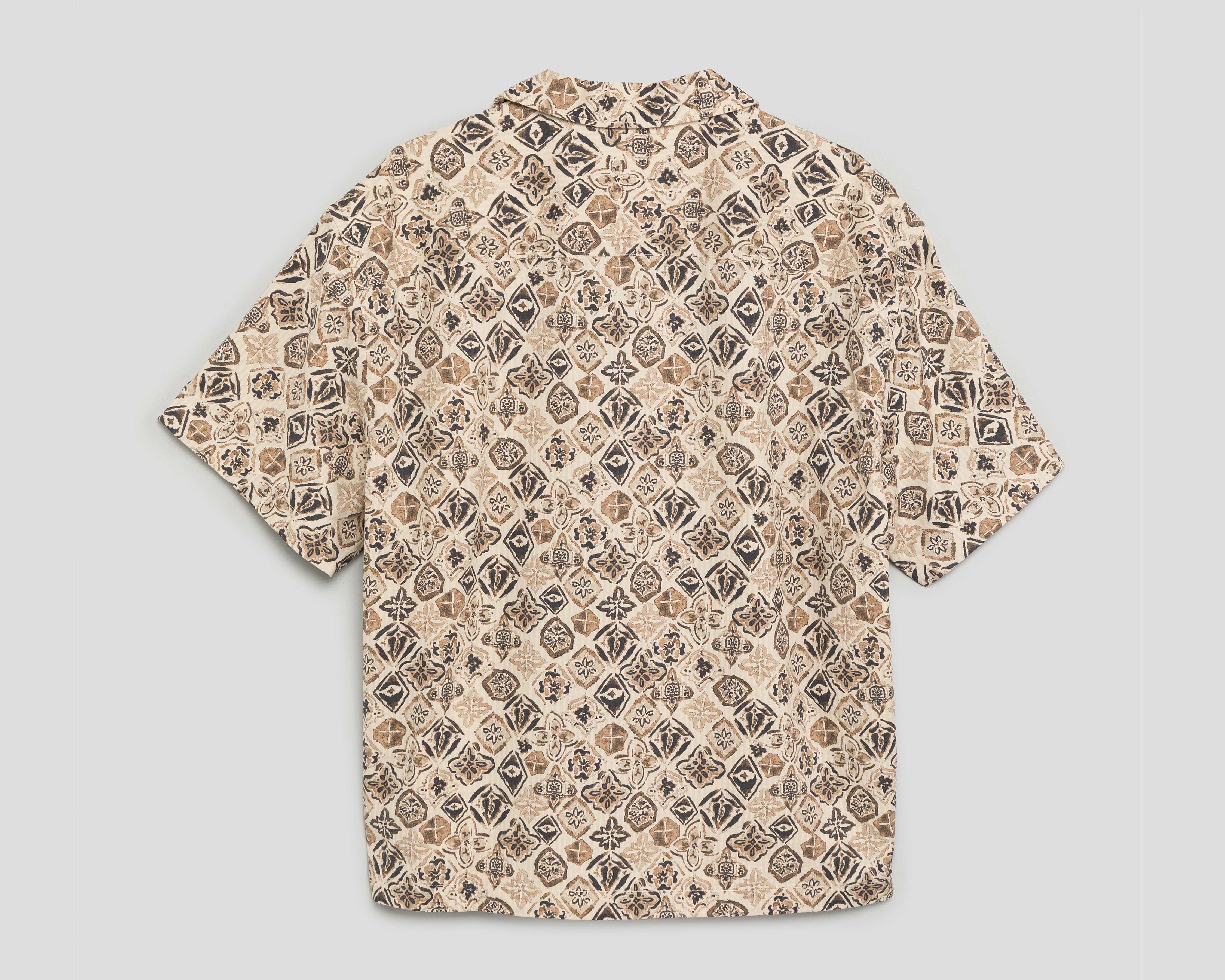 Foto 3 pulgar | Foto 2 | Camisa Casual American Eagle Relaxed Fit Estampada para Hombre