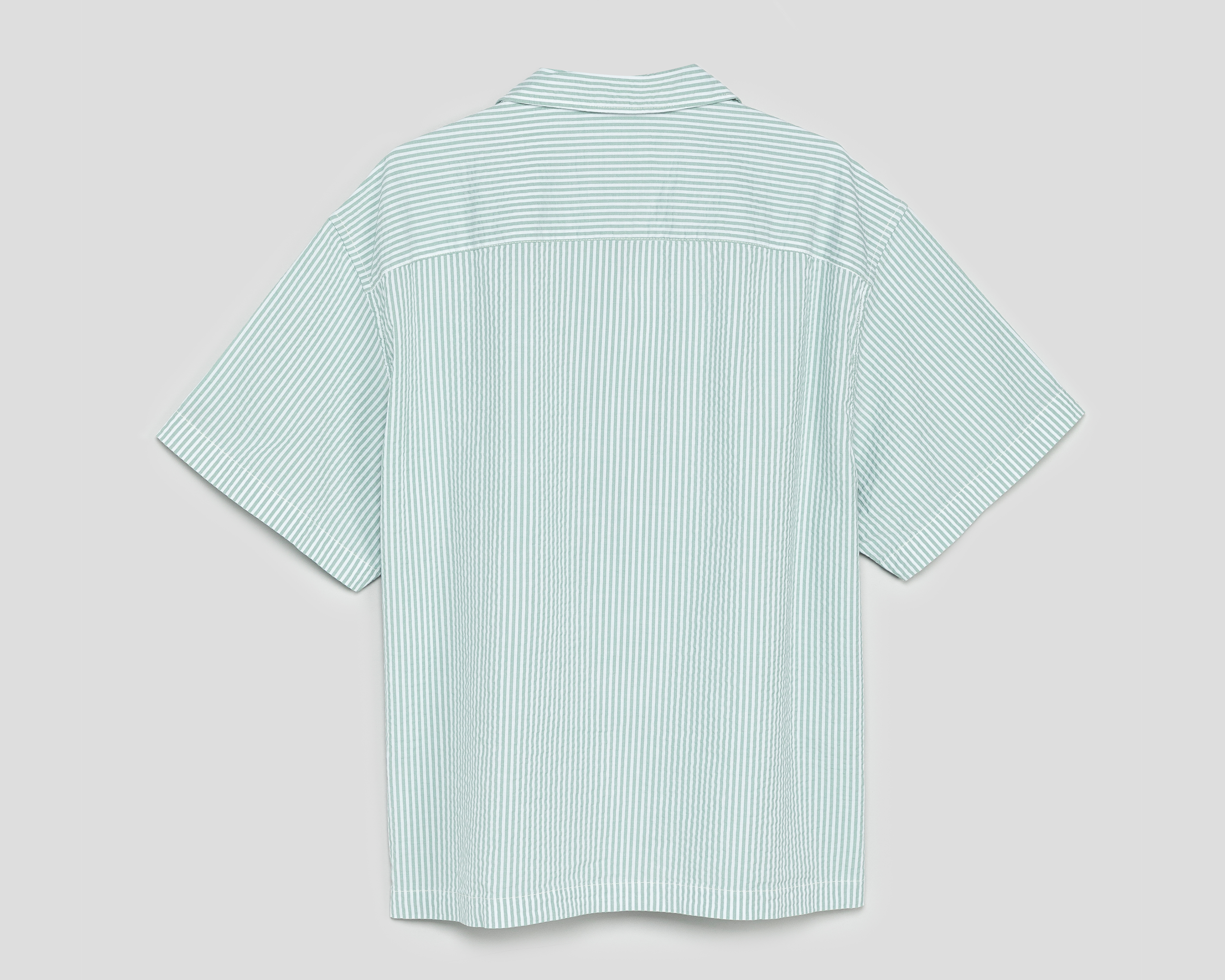 Foto 2 | Foto 2 | Camisa Casual American Eagle Oversize a Rayas para Hombre