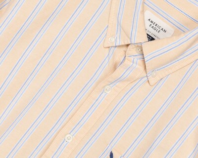 Foto 3 | Foto 3 | Camisa Casual American Eagle Slim Fit a Rayas para Hombre