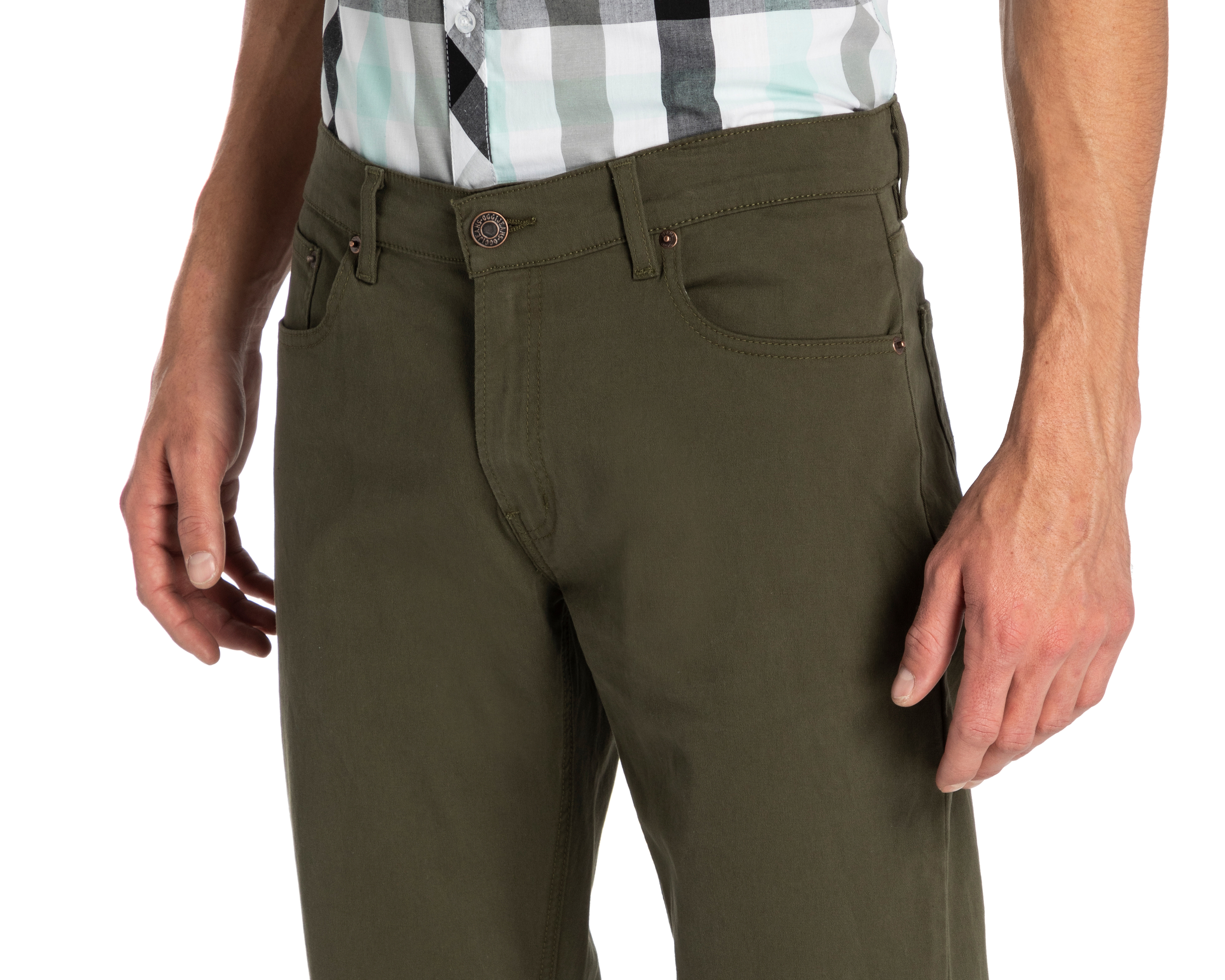 Foto 4 pulgar | Foto 3 | Pantalón de Gabardina Oggi Boot Cut