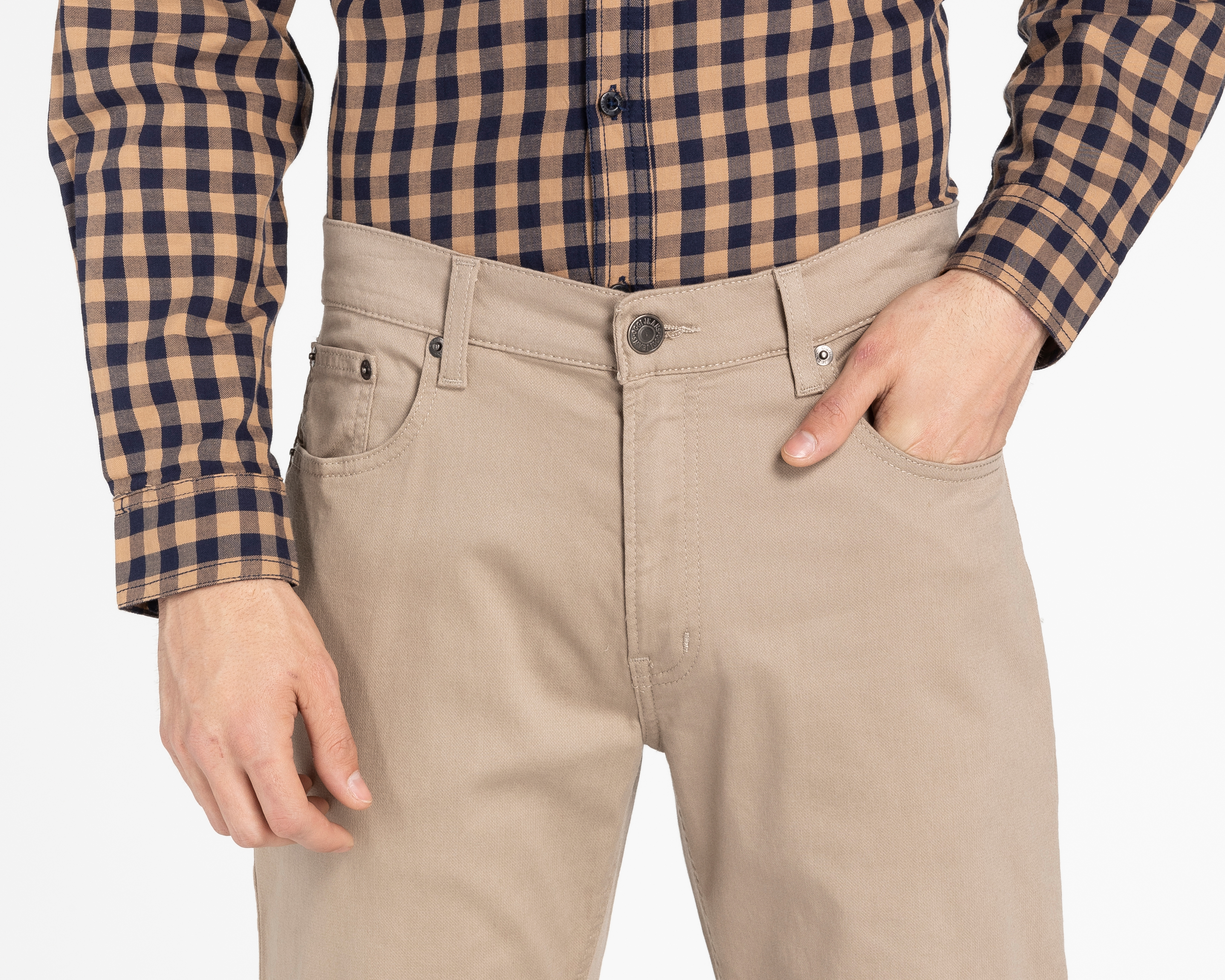 Foto 4 pulgar | Foto 3 | Pantalón de Gabardina Oggi Boot Cut