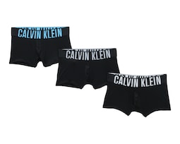 Bóxer Corto Calvin Klein Negro para Hombre 3 Piezas