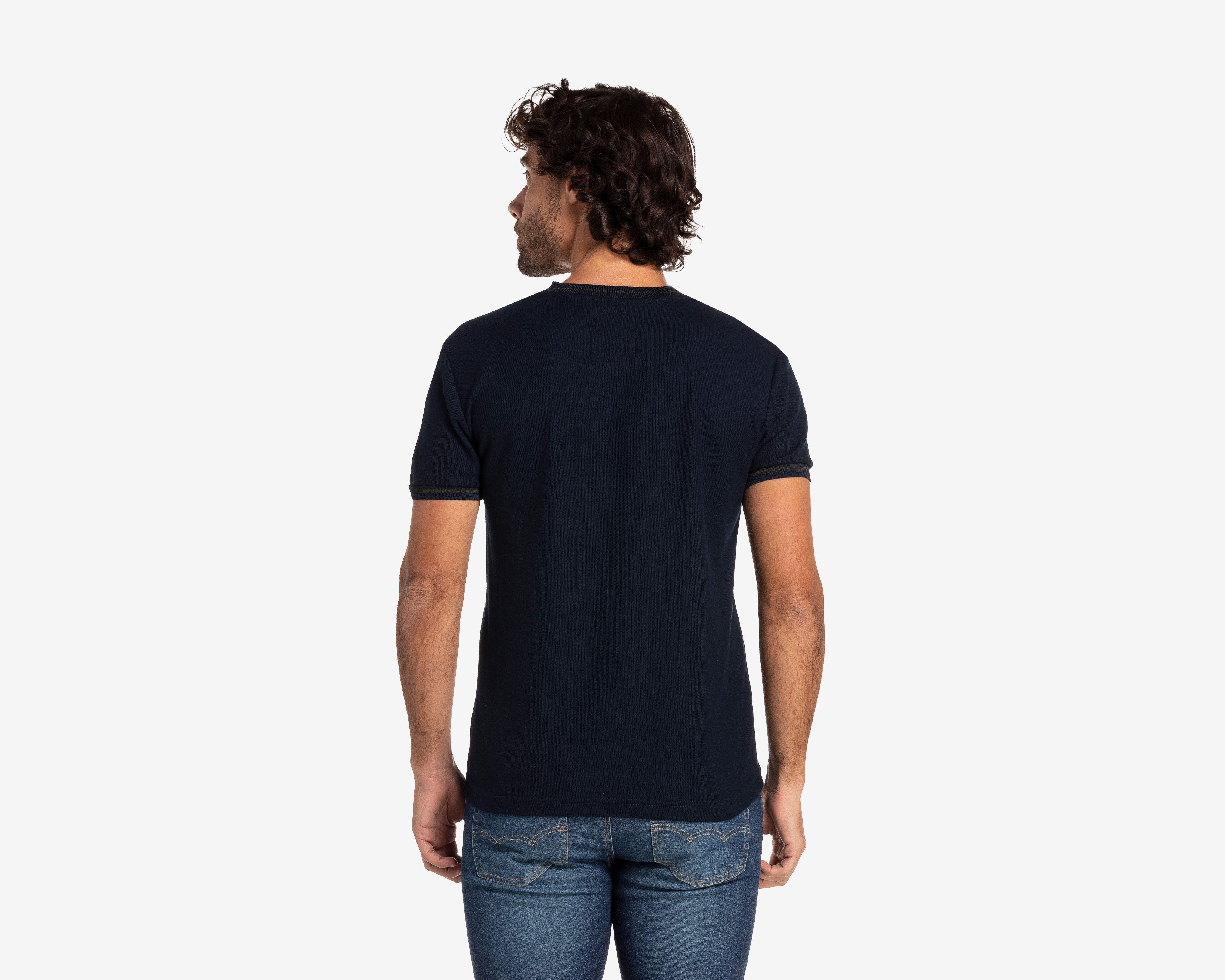 Foto 2 | Foto 2 | Playera Refill Cuello Henley