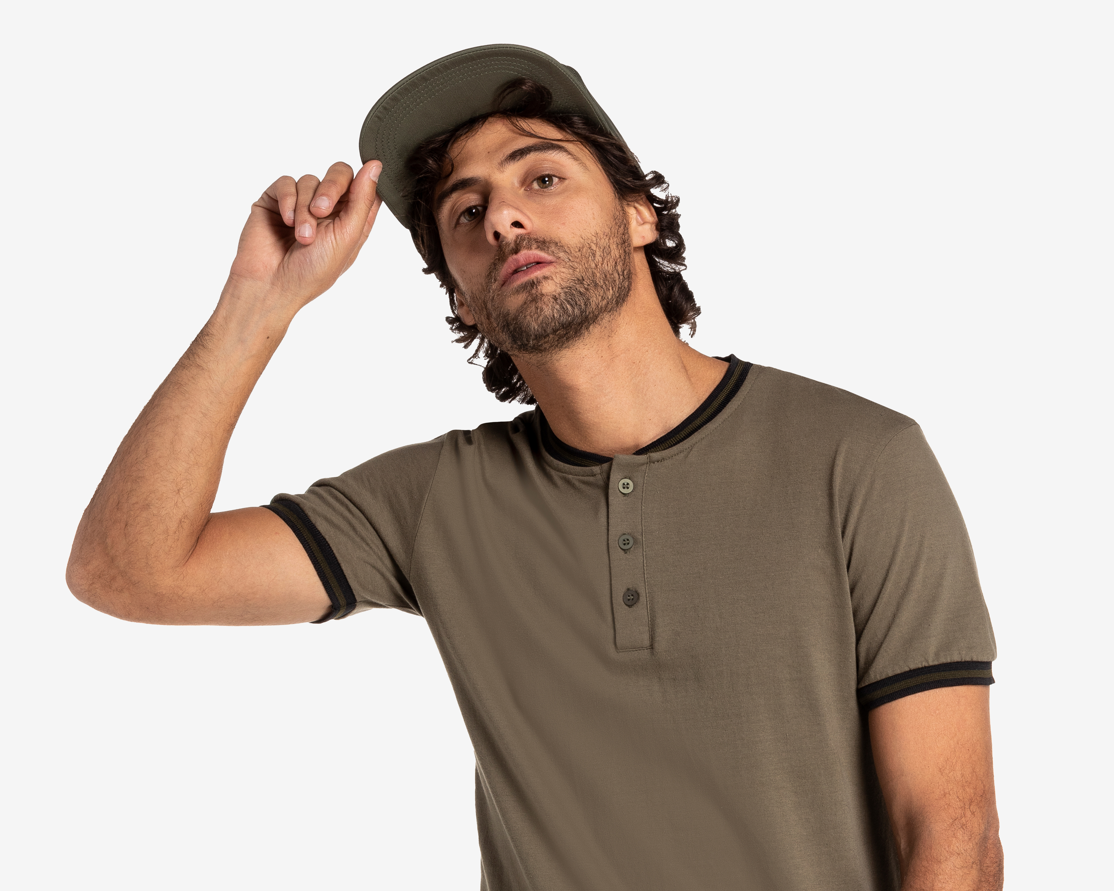 Foto 2 pulgar | Foto 1 | Playera Neo*City Cuello Henley