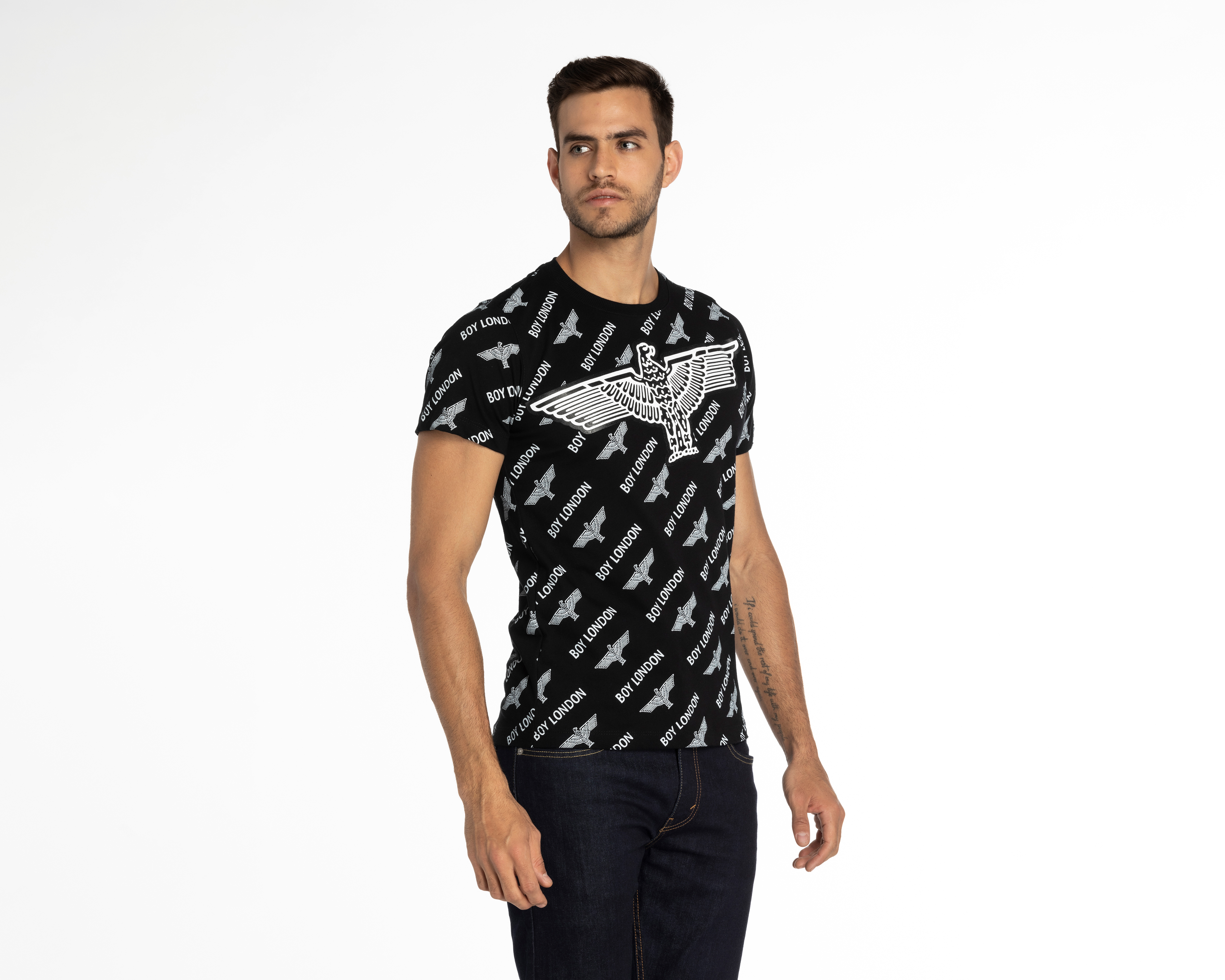 Playera Boy London Cuello Redondo