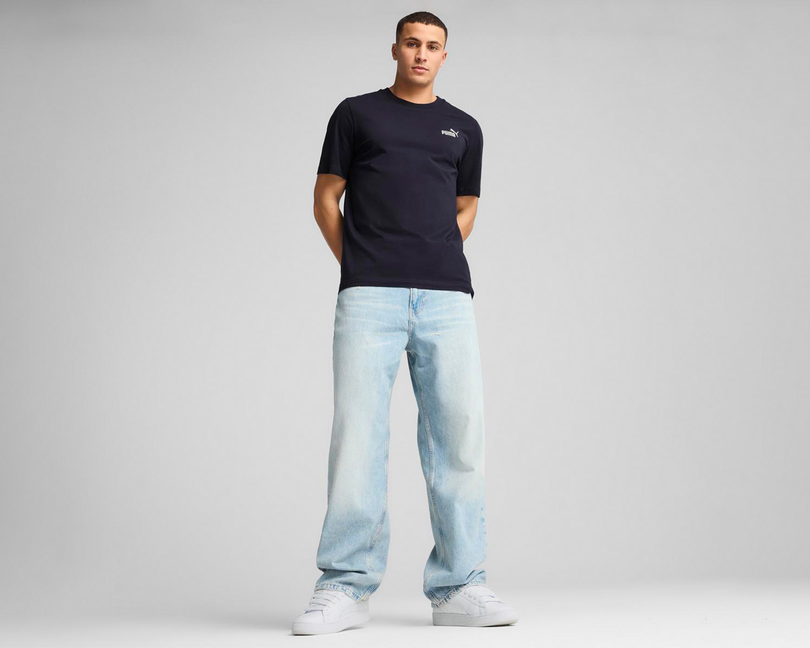 Foto 3 | Foto 3 | Playera Deportiva Puma Essentials Small No. 1 para Hombre