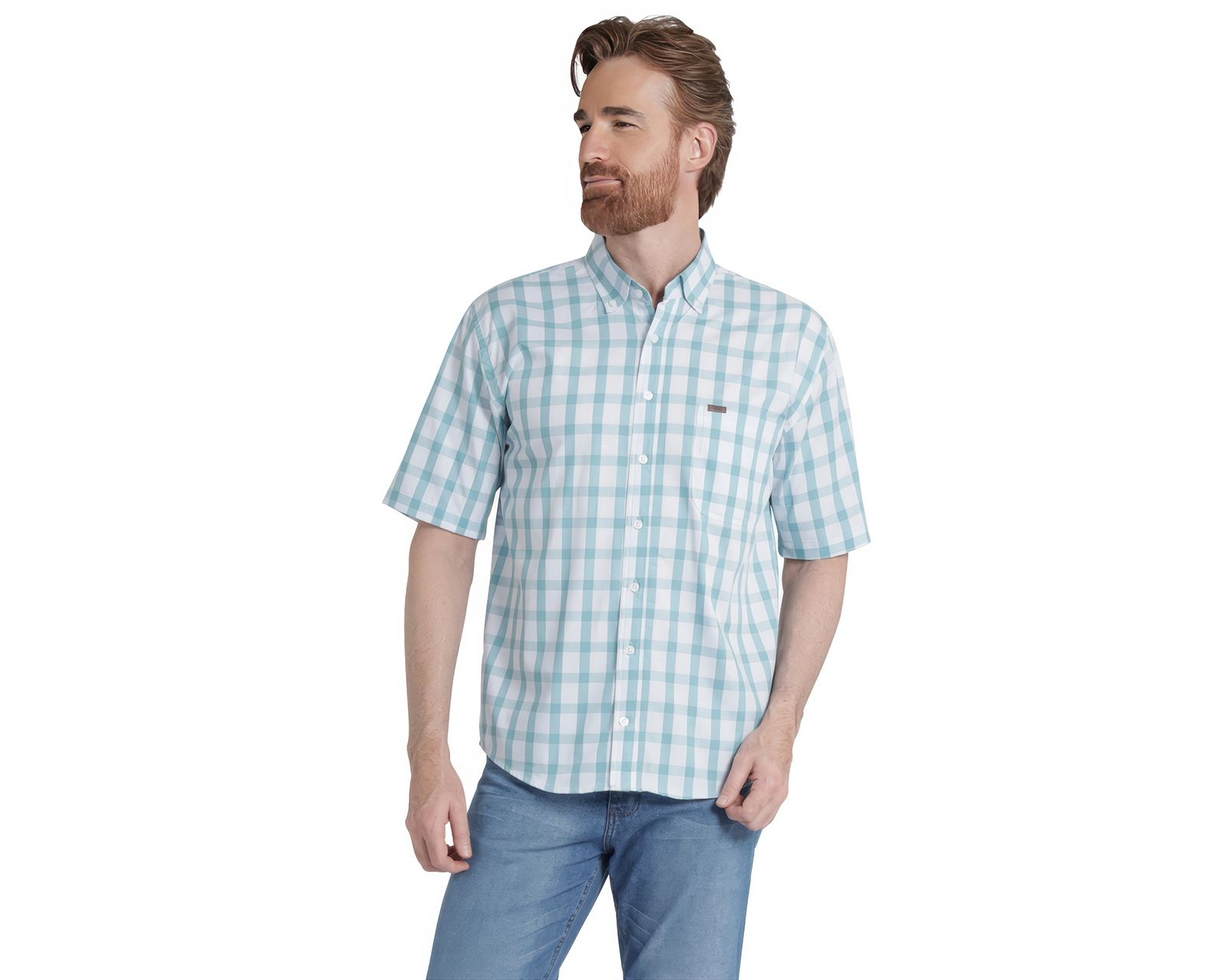 Foto 2 pulgar | Foto 1 | Camisa Casual de Algodón Lee Classic Fit a Cuadros para Hombre