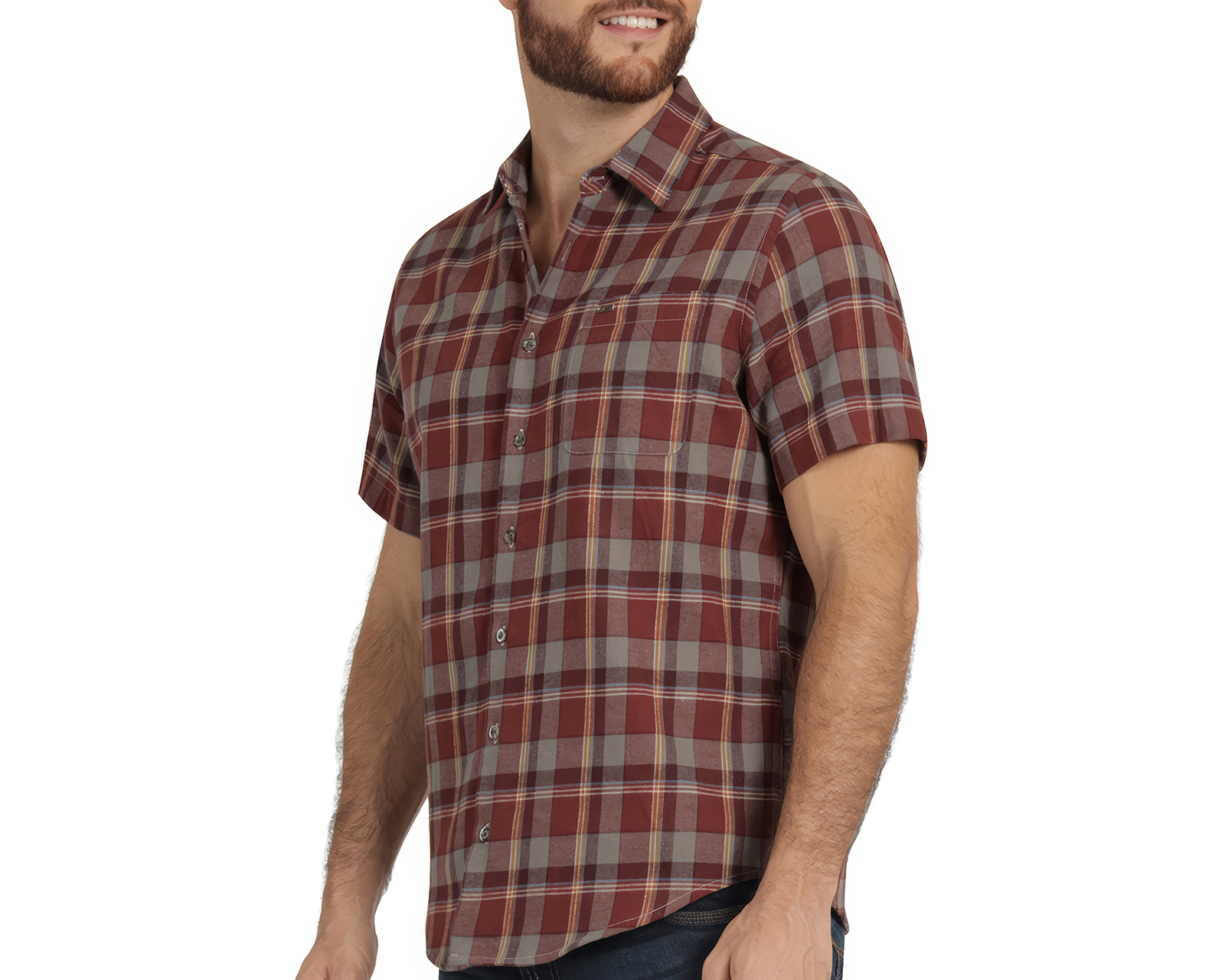 Foto 4 | Foto 4 | Camisa Casual de Algodón Lee Slim Fit a Cuadros para Hombre