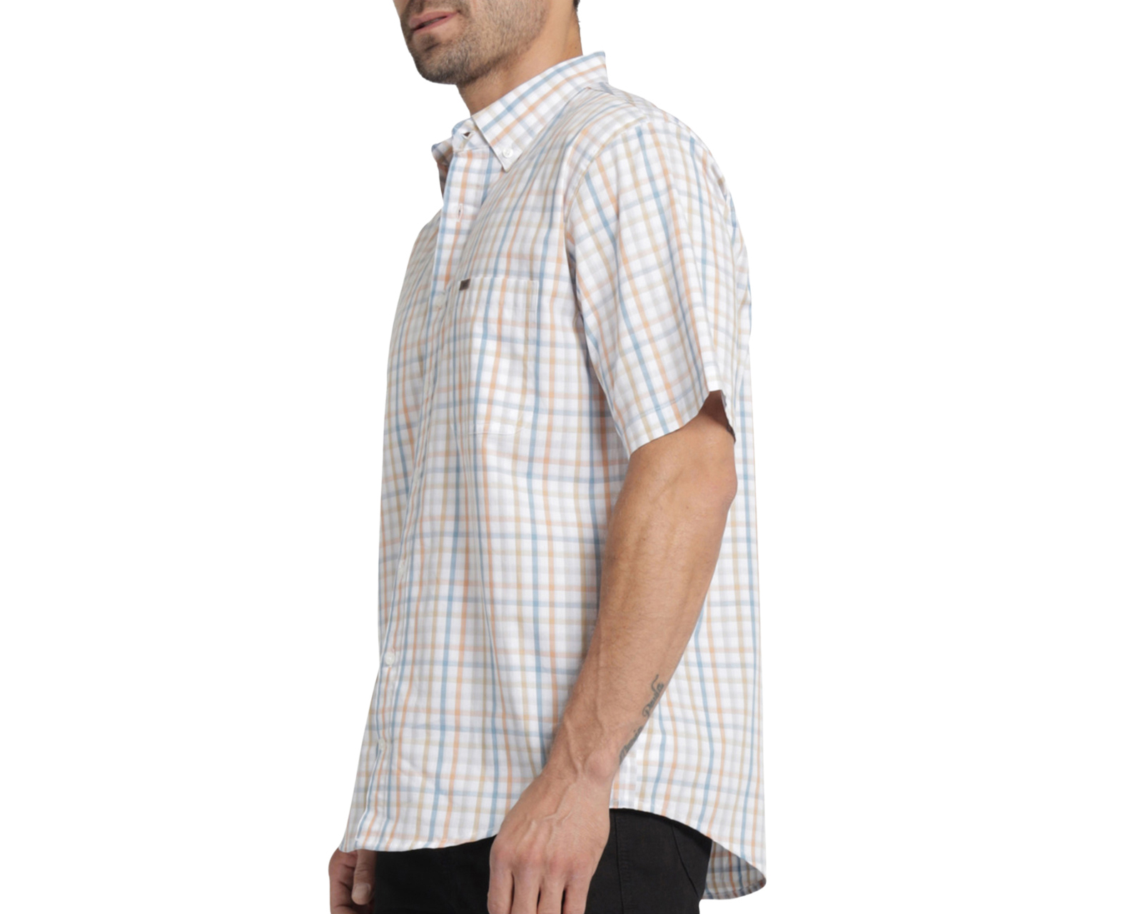 Foto 4 | Foto 4 | Camisa Casual de Algodón Lee Classic Fit a Cuadros para Hombre