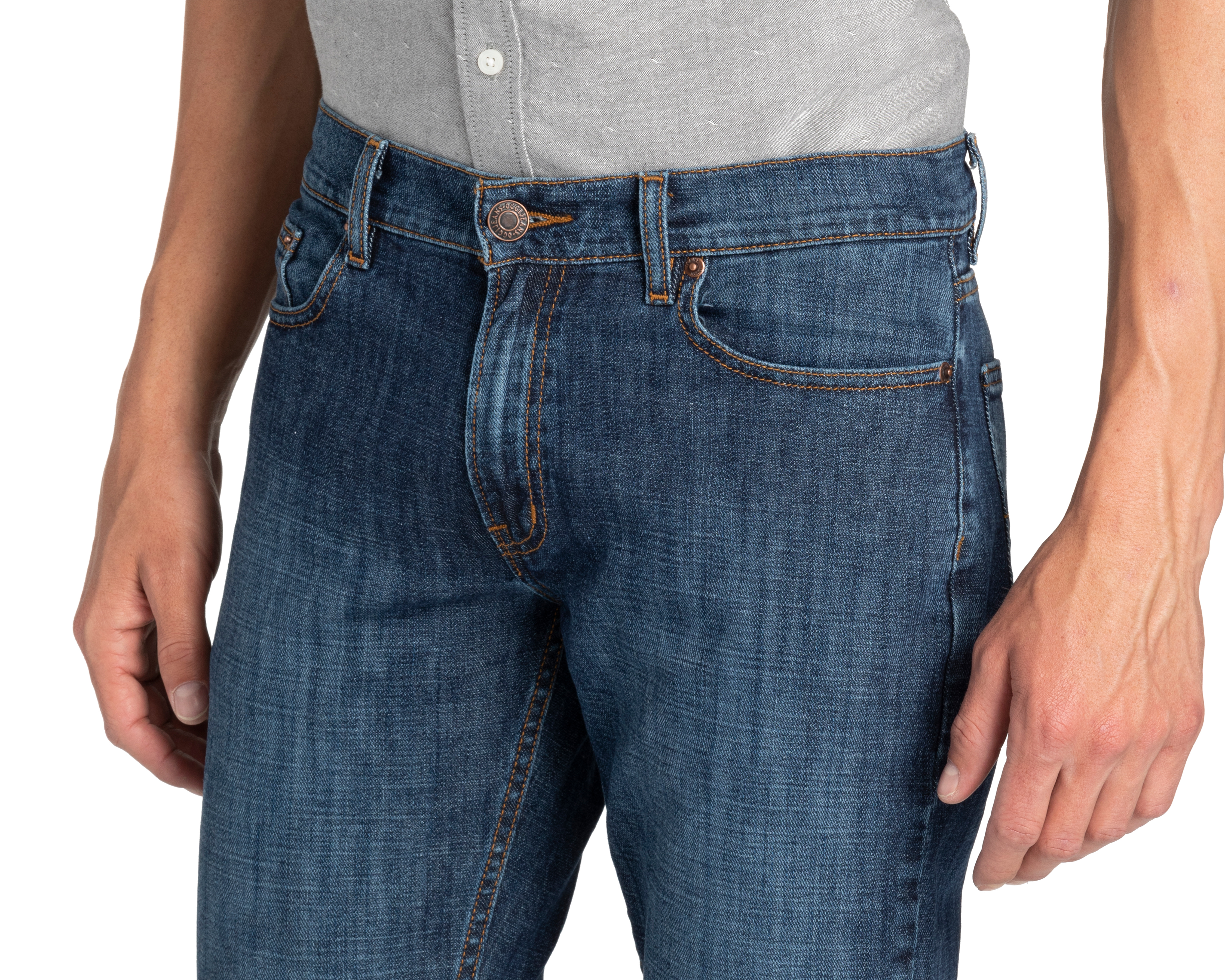 Foto 4 pulgar | Foto 3 | Jeans Straight Oggi Power Vintage para Hombre