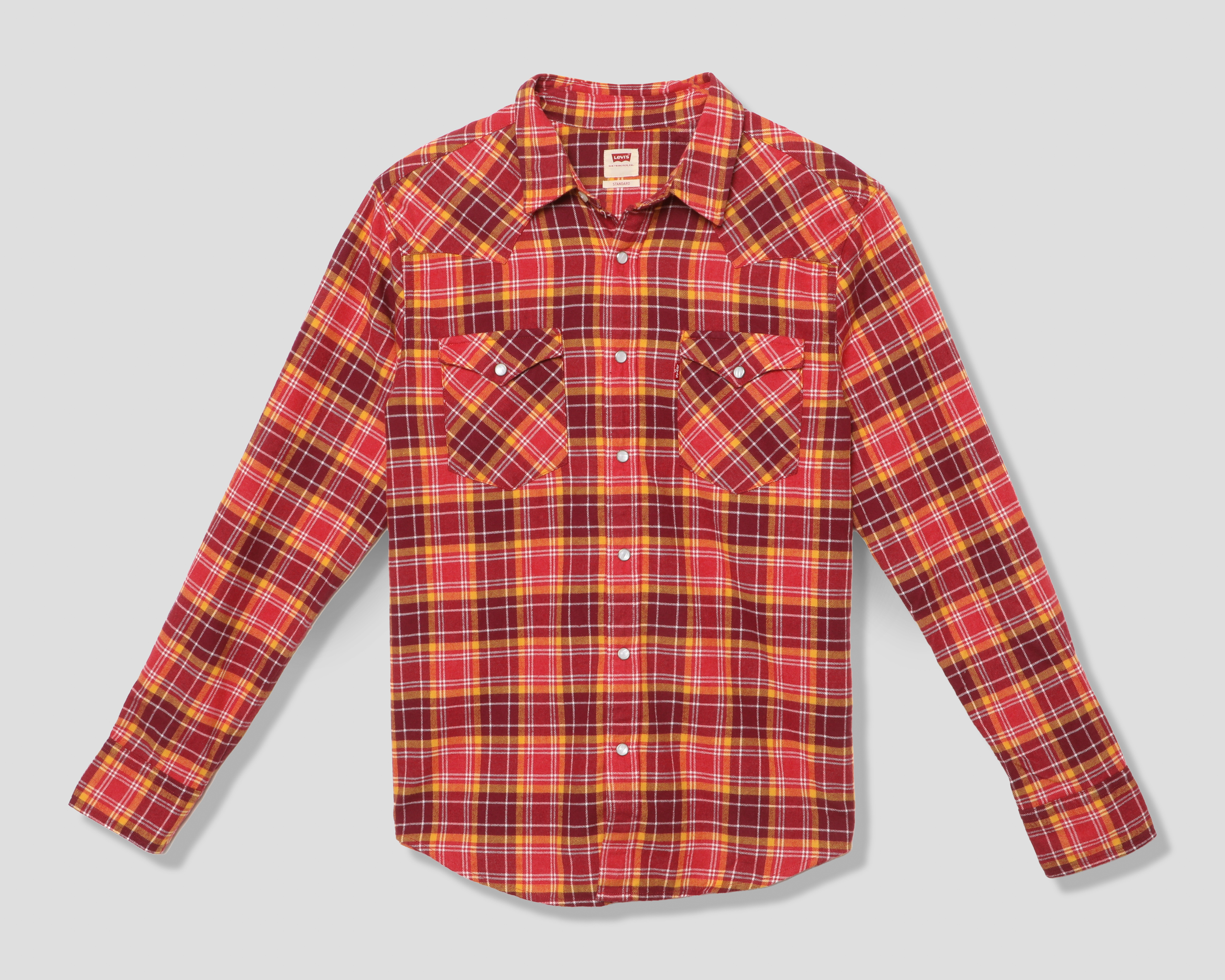 Camisa Casual Levi's Regular Fit a Cuadros para Hombre