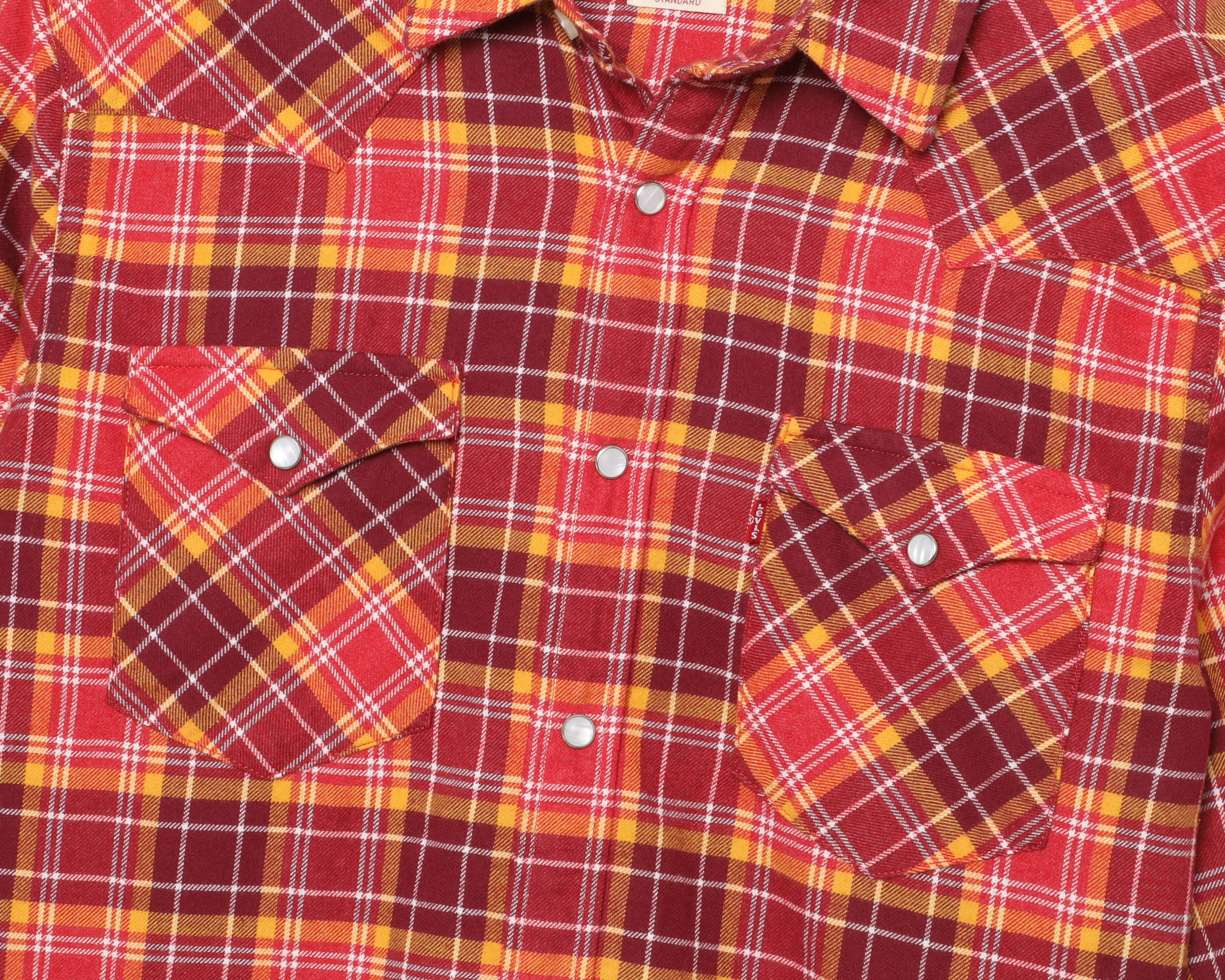 Foto 4 pulgar | Foto 3 | Camisa Casual Levi's Regular Fit a Cuadros para Hombre