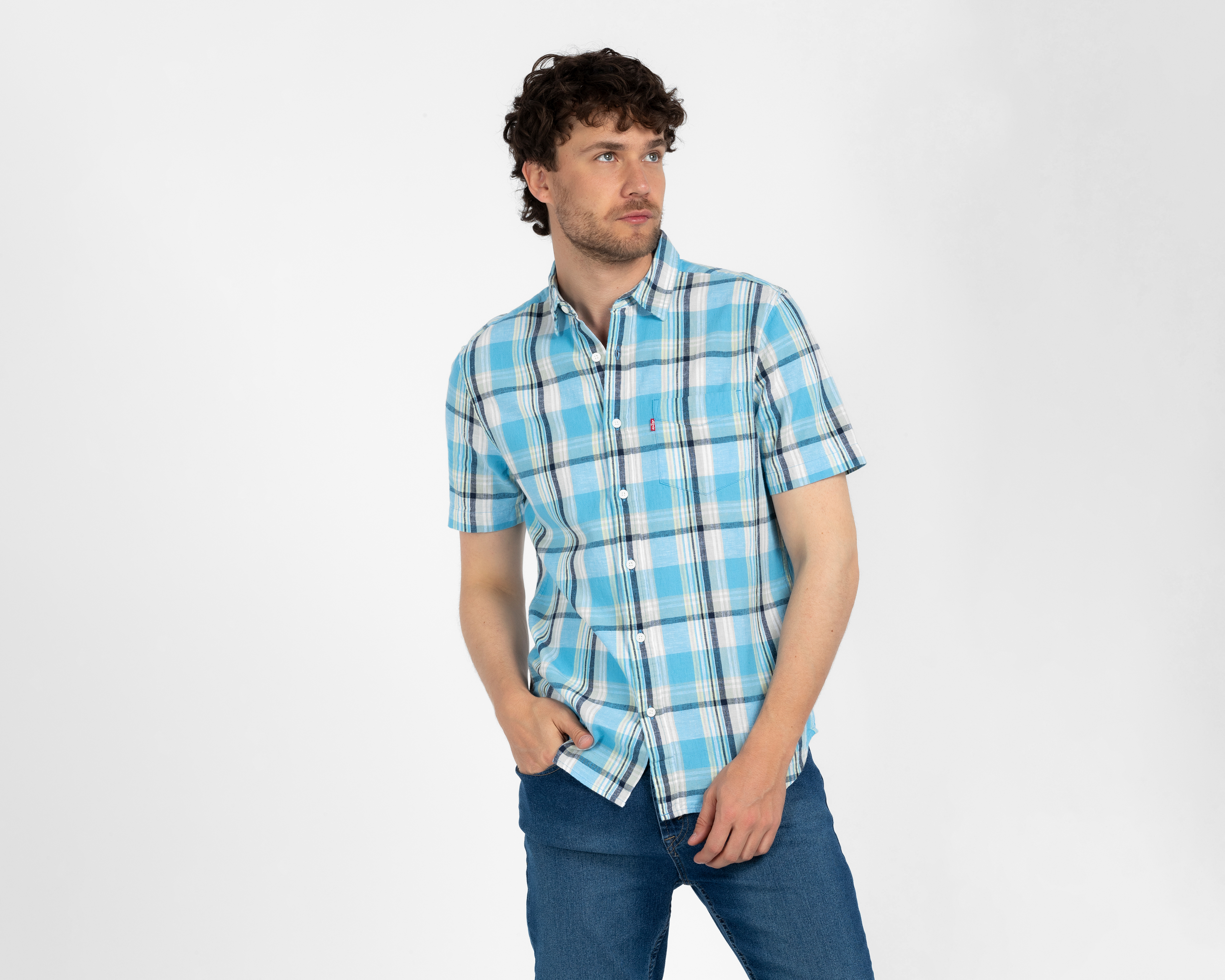 Camisa Casual Levi's Standard a Cuadros para Hombre