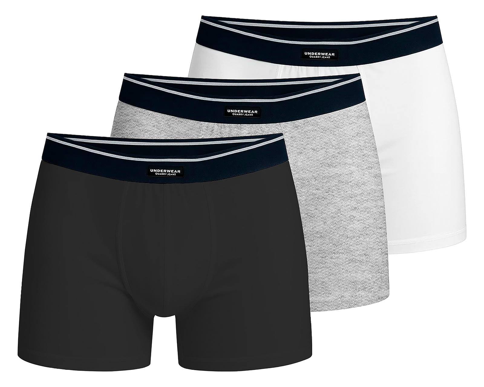 Foto 1 | Foto 1 | Bóxer Corto Quarry para Hombre 3 Piezas