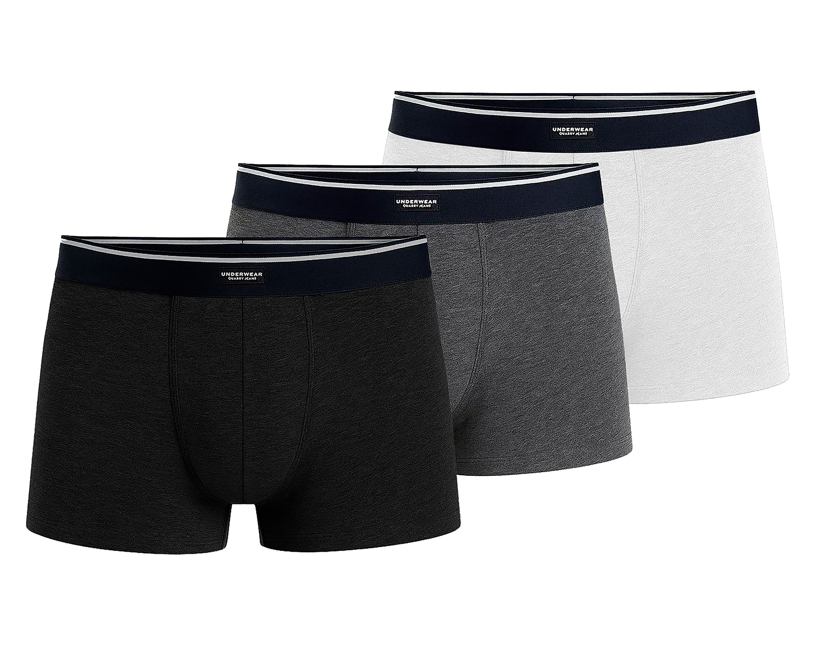 Bóxer Corto Quarry para Hombre 3 Piezas