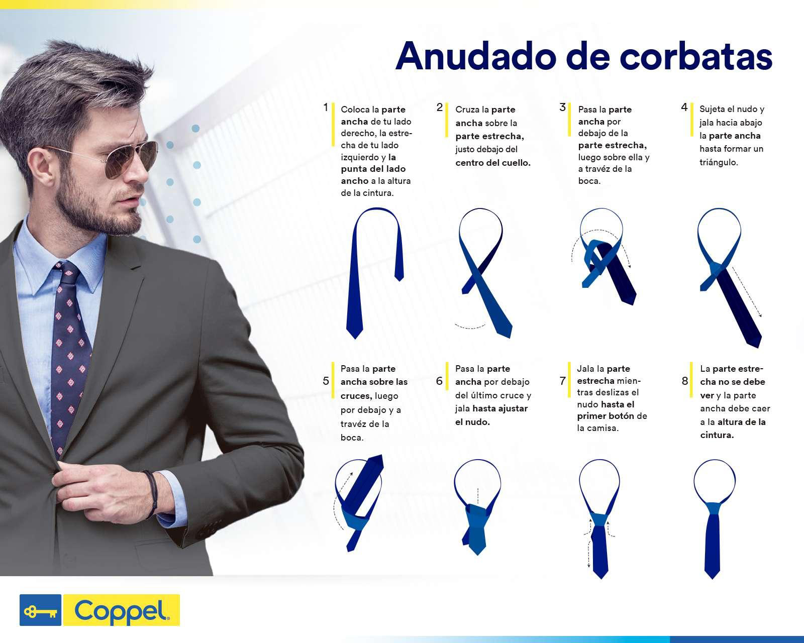 Foto 5 pulgar | Foto 4 | Corbata de Rayas Wall Street Plateada